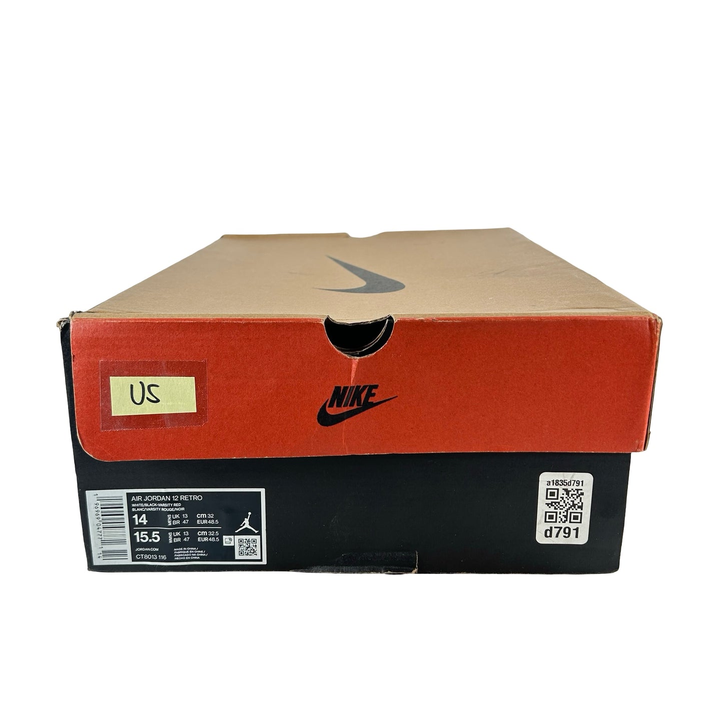 CT8013 116 Jordan 12 Retro Cherry (2023) [USED] - 14 M (Used5)