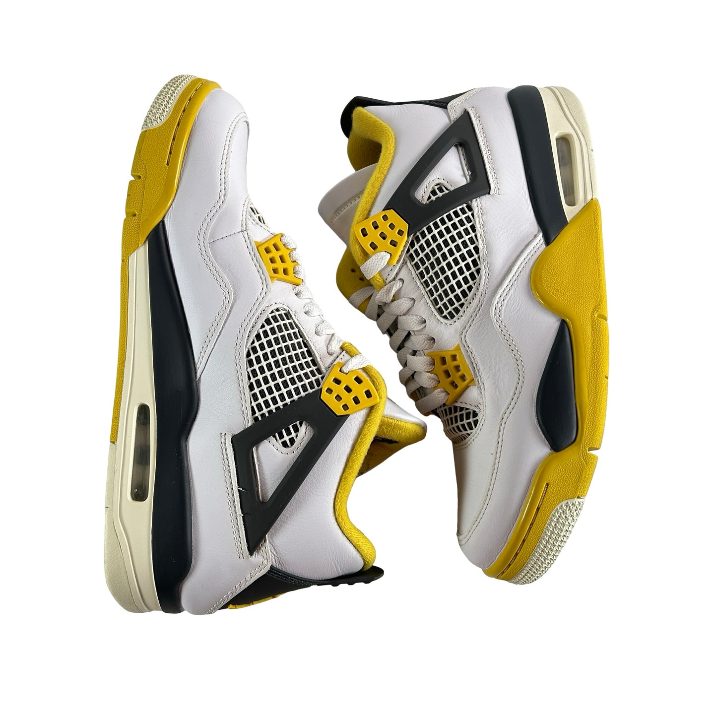 AQ9129 101 Jordan 4 Retro Vivid Sulfur (Women's) [USED] - 9.5 W (Used2) (No Box2)