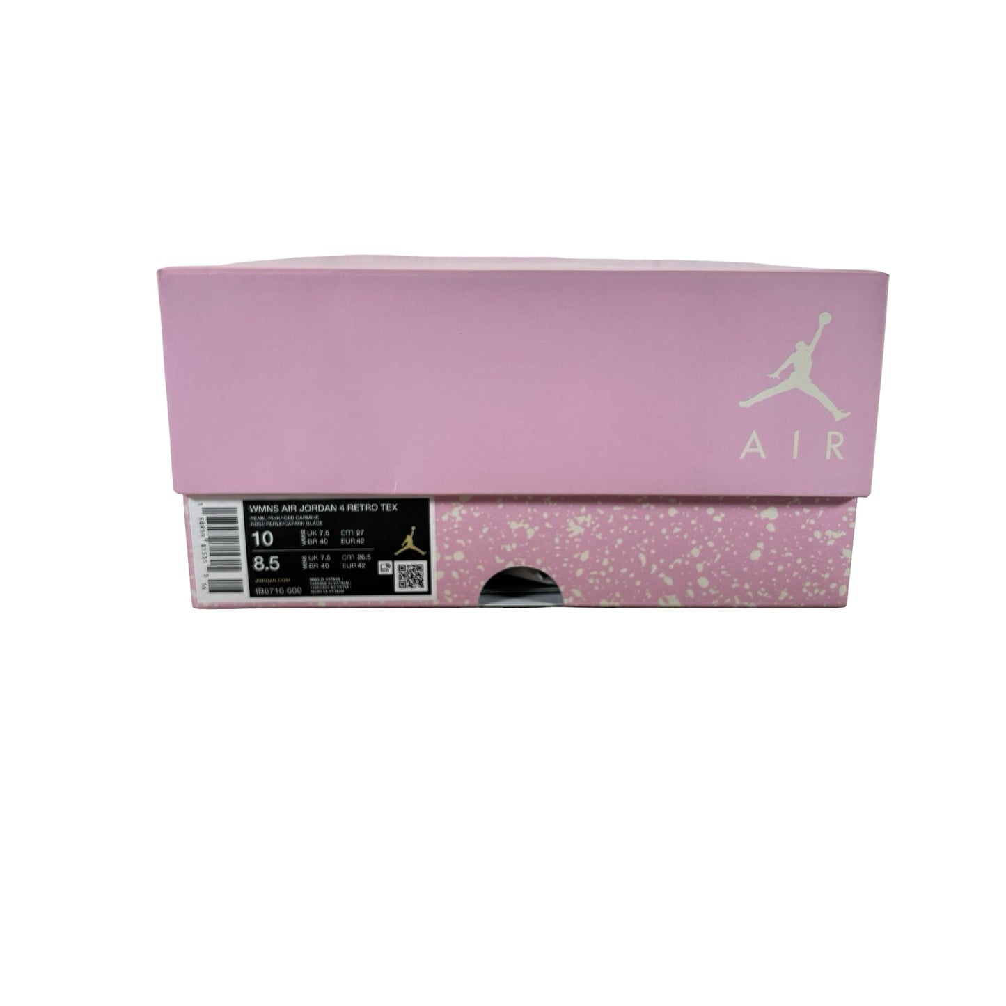 IB6716 600 Air Jordan 4 Retro Iced Carmine (Women's) [USED] - 10 W (Used)