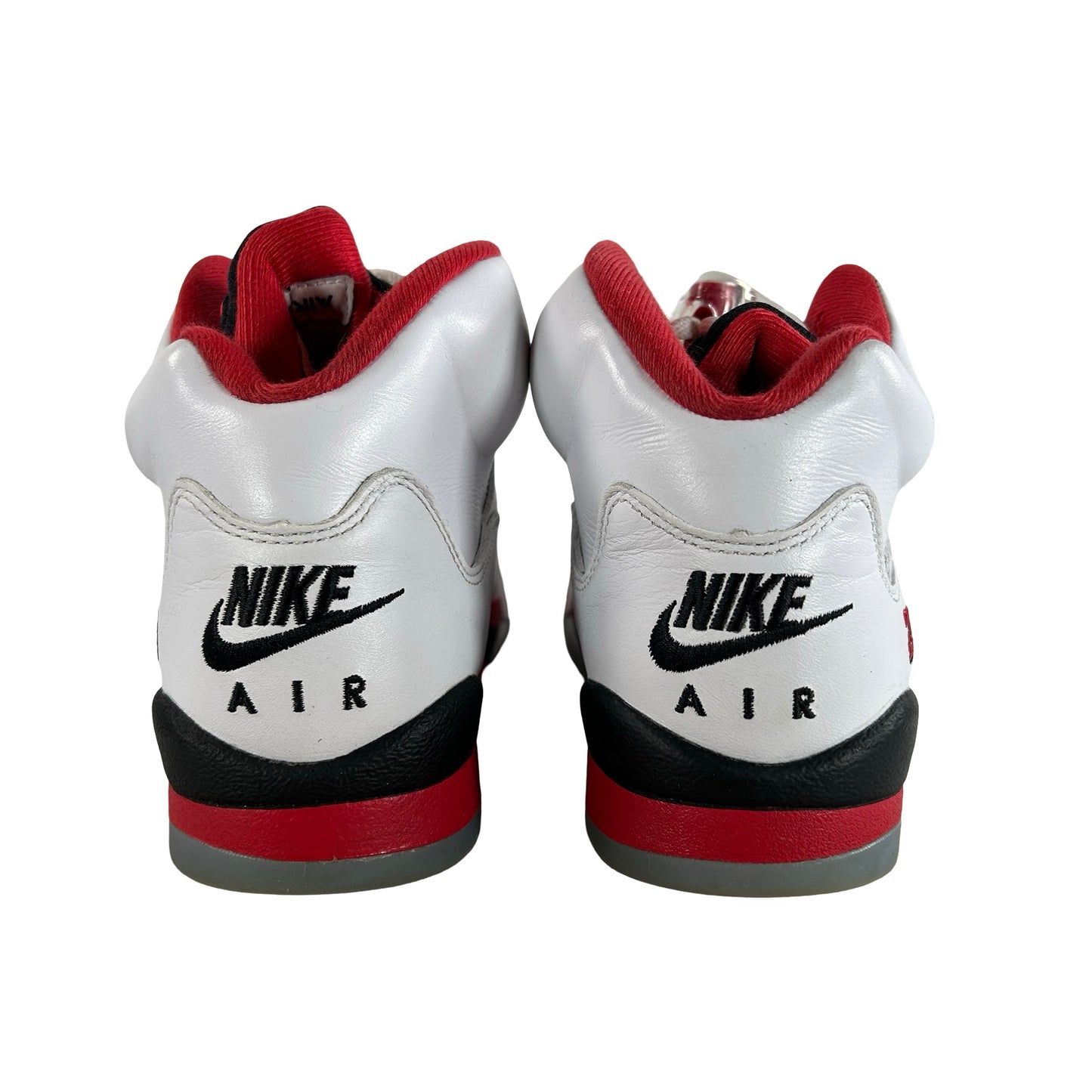 HQ7980 101 Jordan 5 Retro Fire Red Black Tongue (2025) (GS) [USED] - 6.5 Y (Used)