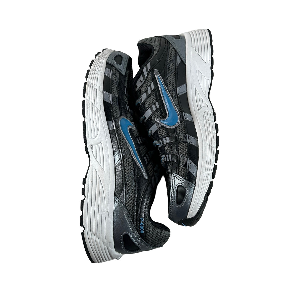 HV5064 015 Nike P-6000 Smoke Grey Black Dutch Blue (GS)