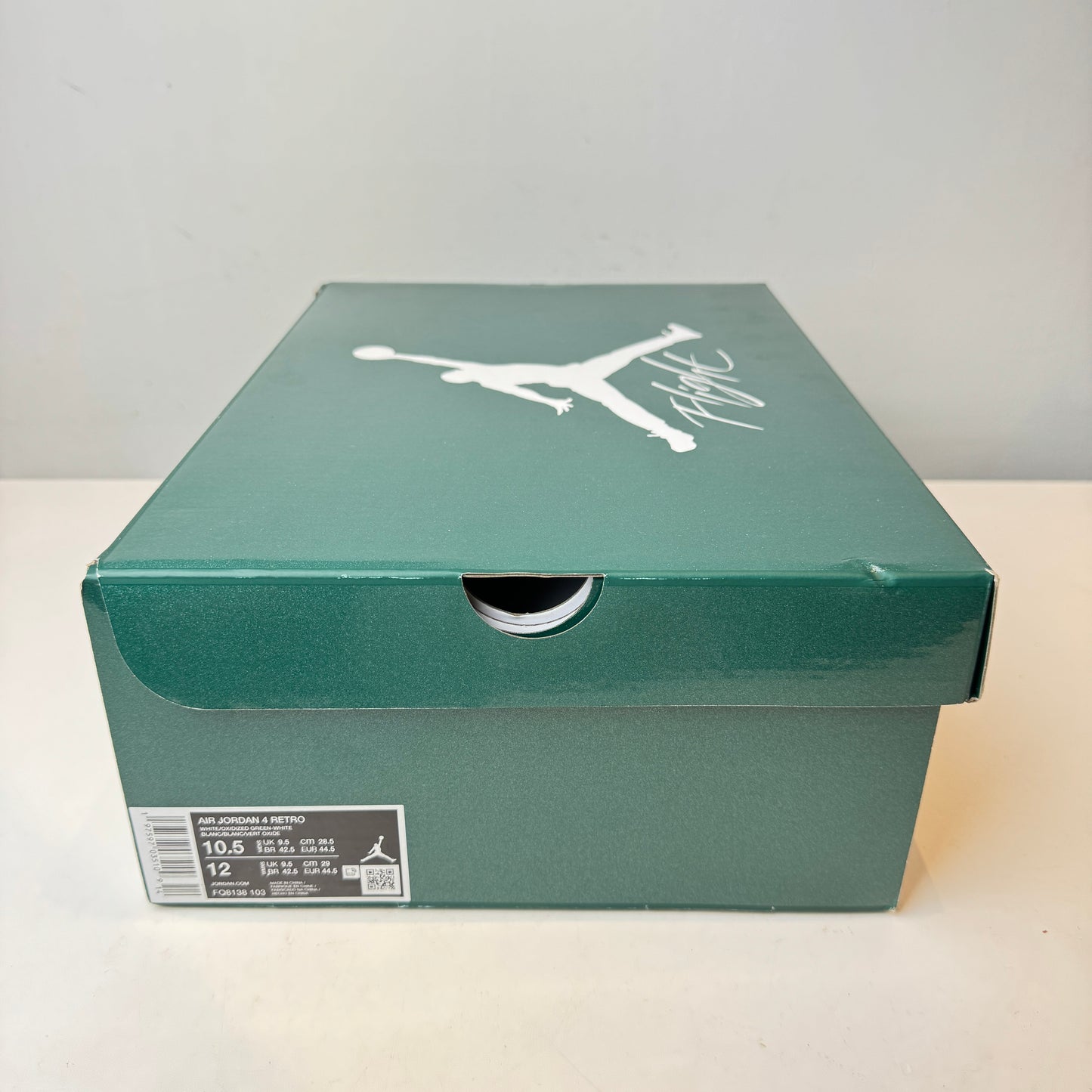 FQ8138 103 Jordan 4 Retro Oxidized Green [USED] - 10.5 M (VNDS)