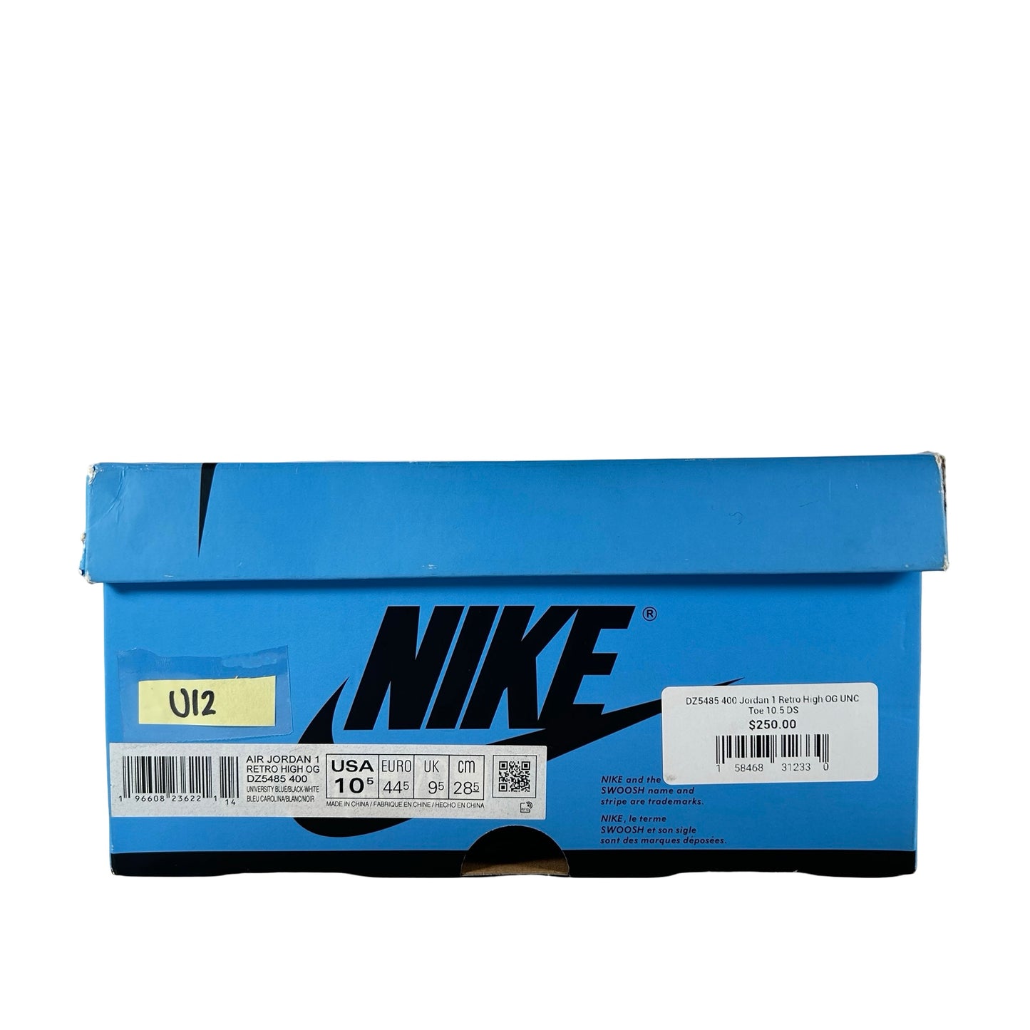 DZ5485 400 Jordan 1 Retro High OG UNC Toe [USED] - 10.5 M (Used12)