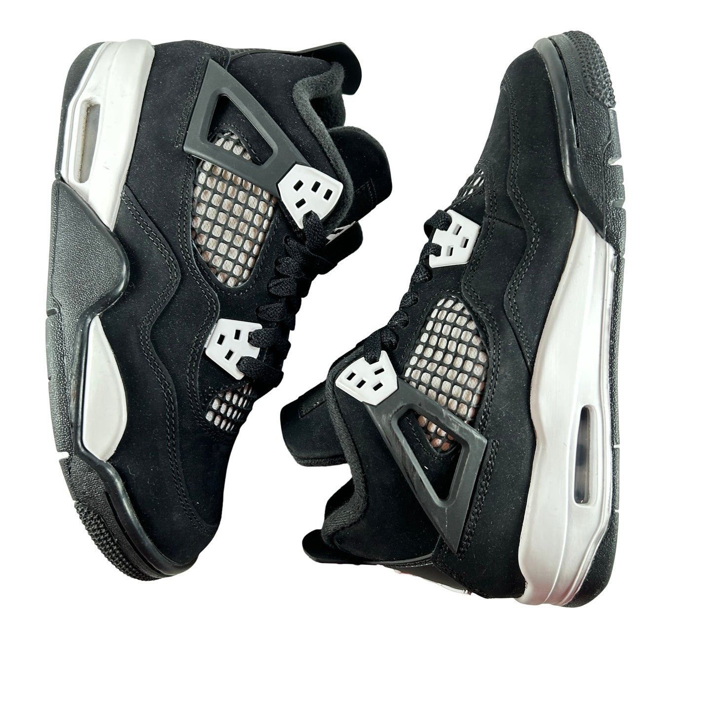 FQ8213 001 Jordan 4 Retro White Thunder (GS) [USED] - 4.5 Y (VNDS)