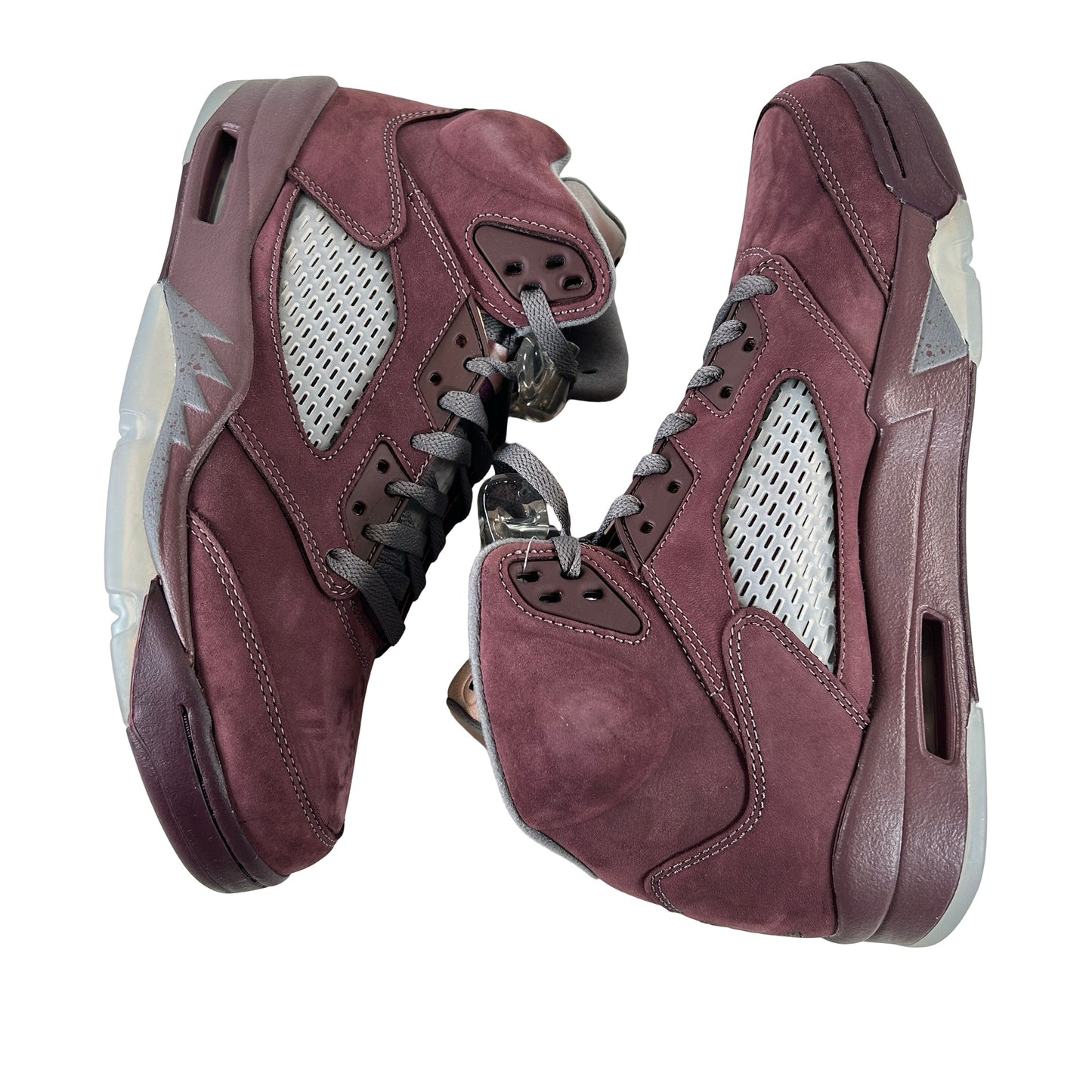 DZ4131 600 Jordan 5 Retro Burgundy [CONDITIONAL] - 9.5 M (Yellowing)