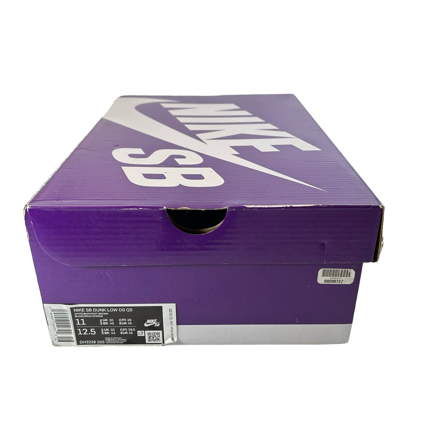 DH3228 103 Supreme Dunk SB Low Brown [USED] - 11 M (Used)