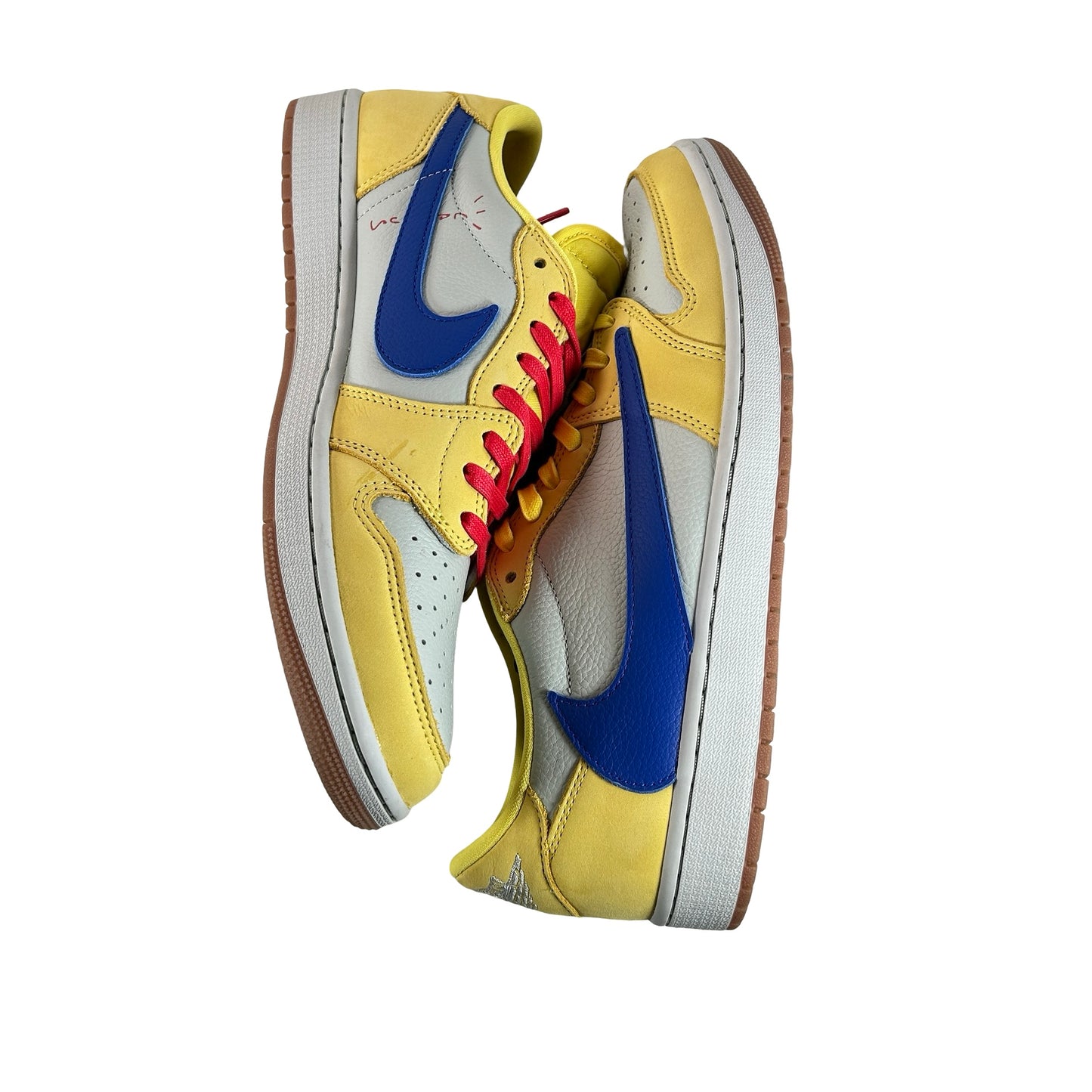 DZ4137 700 Jordan 1 Retro Low OG SP Travis Scott Canary (Women's) [USED] - 13.5 W (Used3)