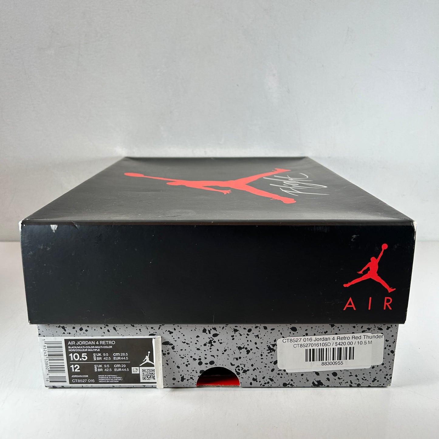 CT8527 016 Jordan 4 Retro Red Thunder [USED] - 10.5 (VNDS)