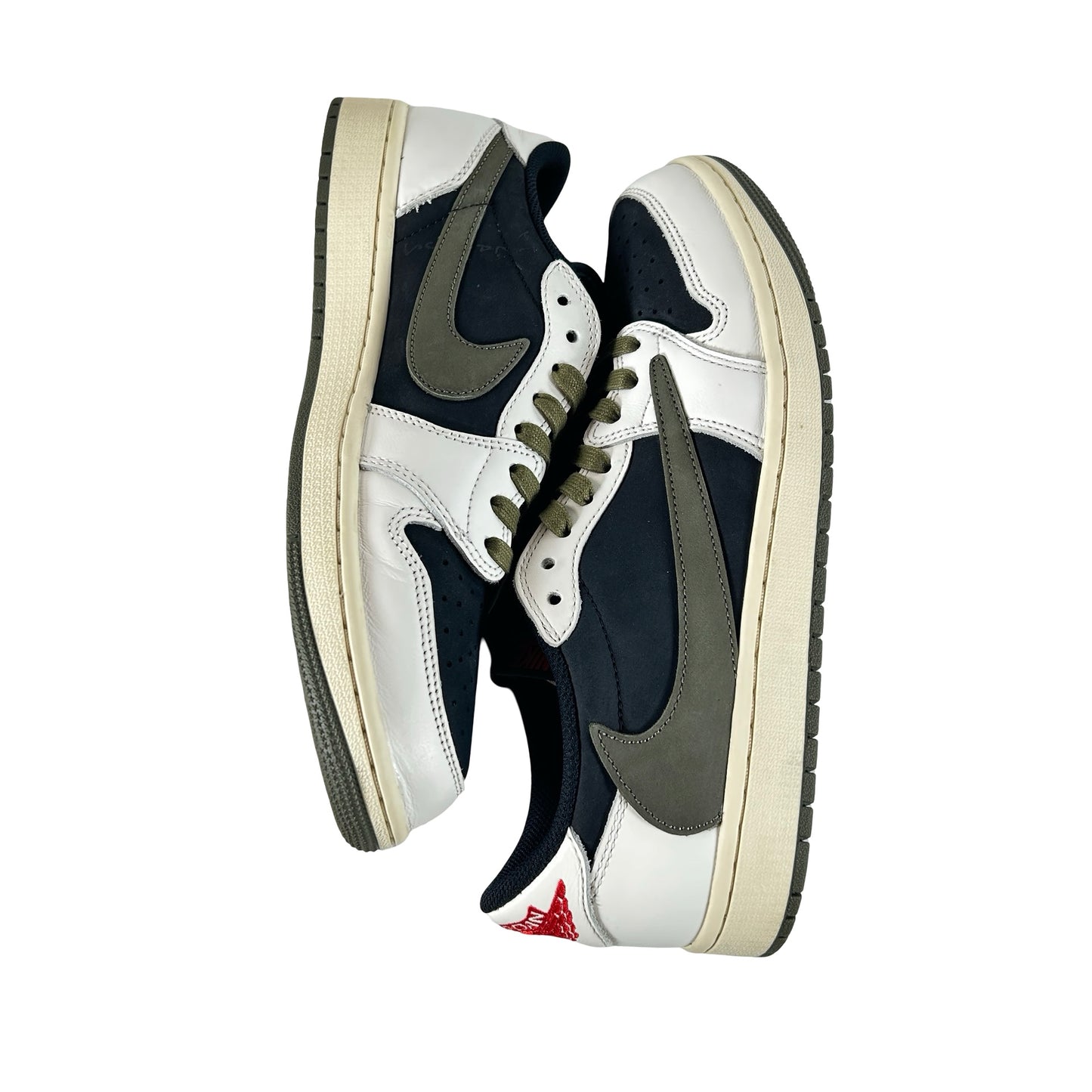 DZ4137 106 Jordan 1 Retro Low OG SP Travis Scott Olive (W) [USED] - 11 W (Used5)