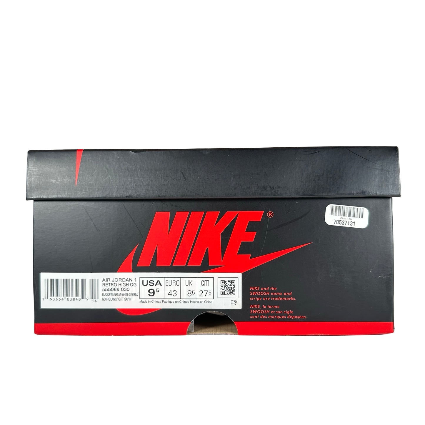 555088 030 Jordan 1 Pine Green 2.0 [USED] - 9.5 M (Used2)