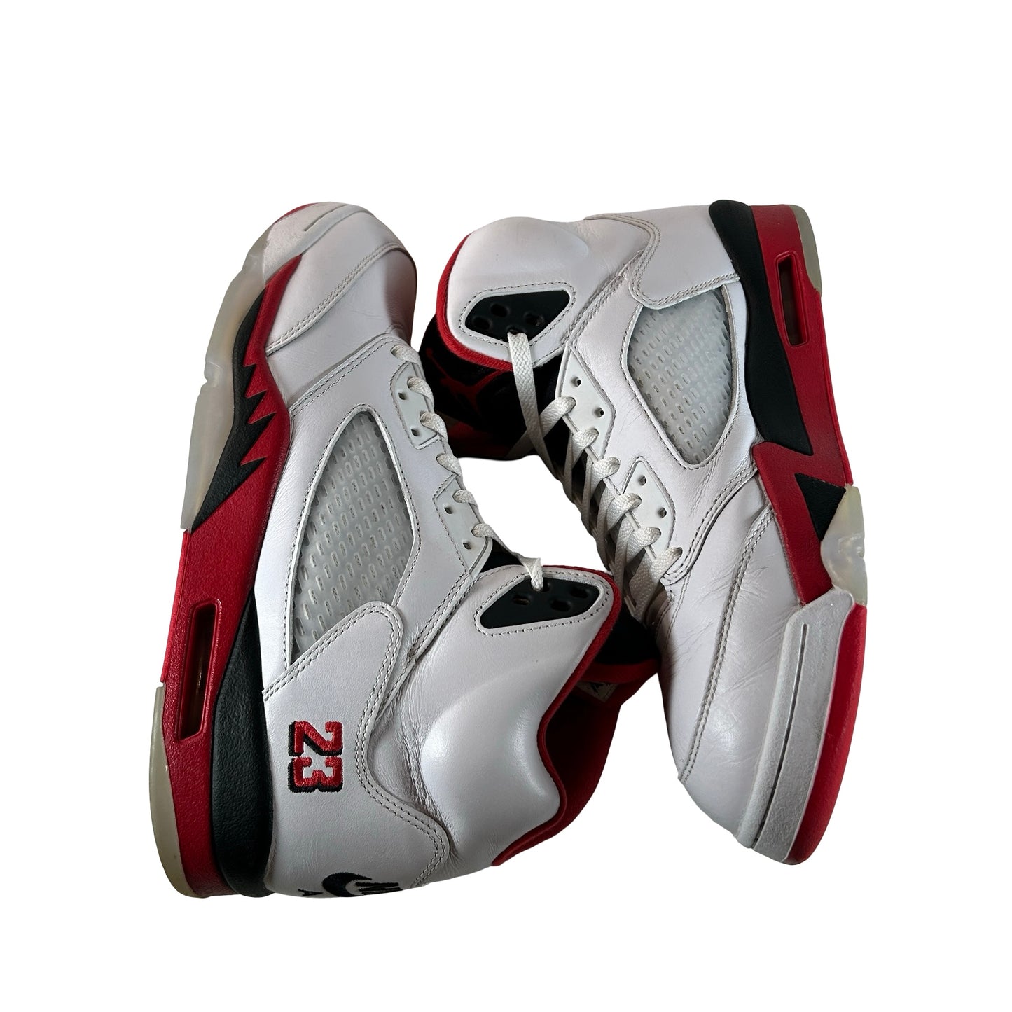 HQ7978 101 Jordan 5 Retro Fire Red Black Tongue (2025) [USED] - 12 M (Used6)