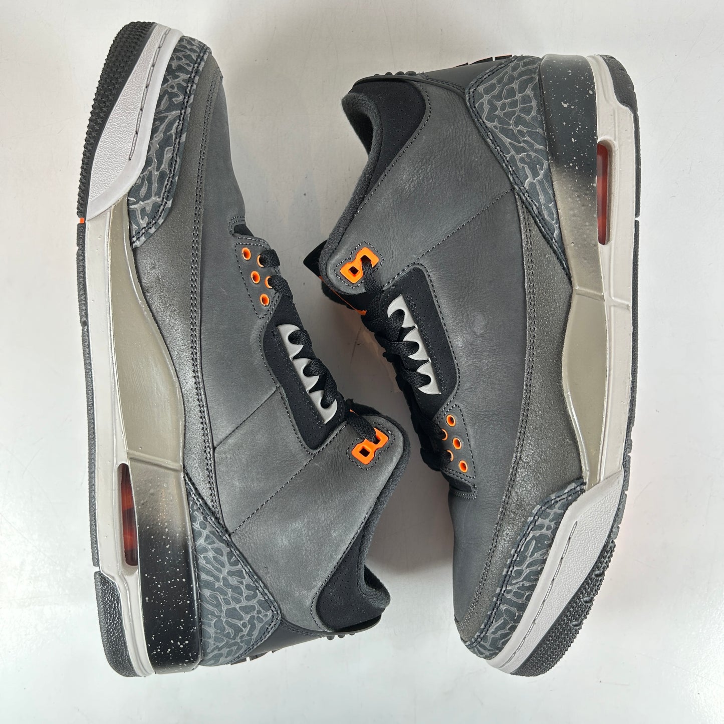 CT8532 080 Jordan 3 Retro Fear Pack (2023) [USED] - 12 M (Used) (No Box)