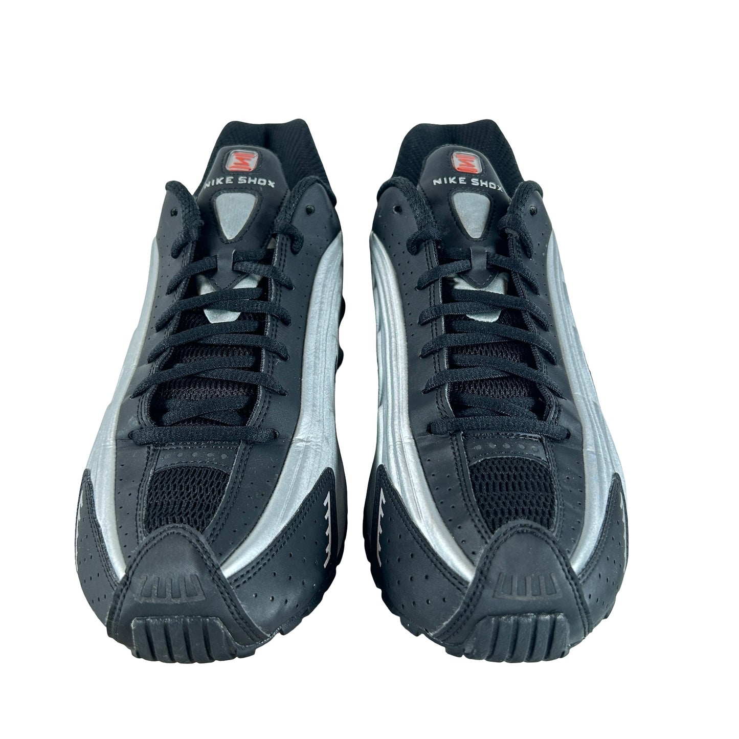 HQ1988 002 Nike Shox R4 Black Metallic Silver (2025) [USED] - 11 M (Used2)