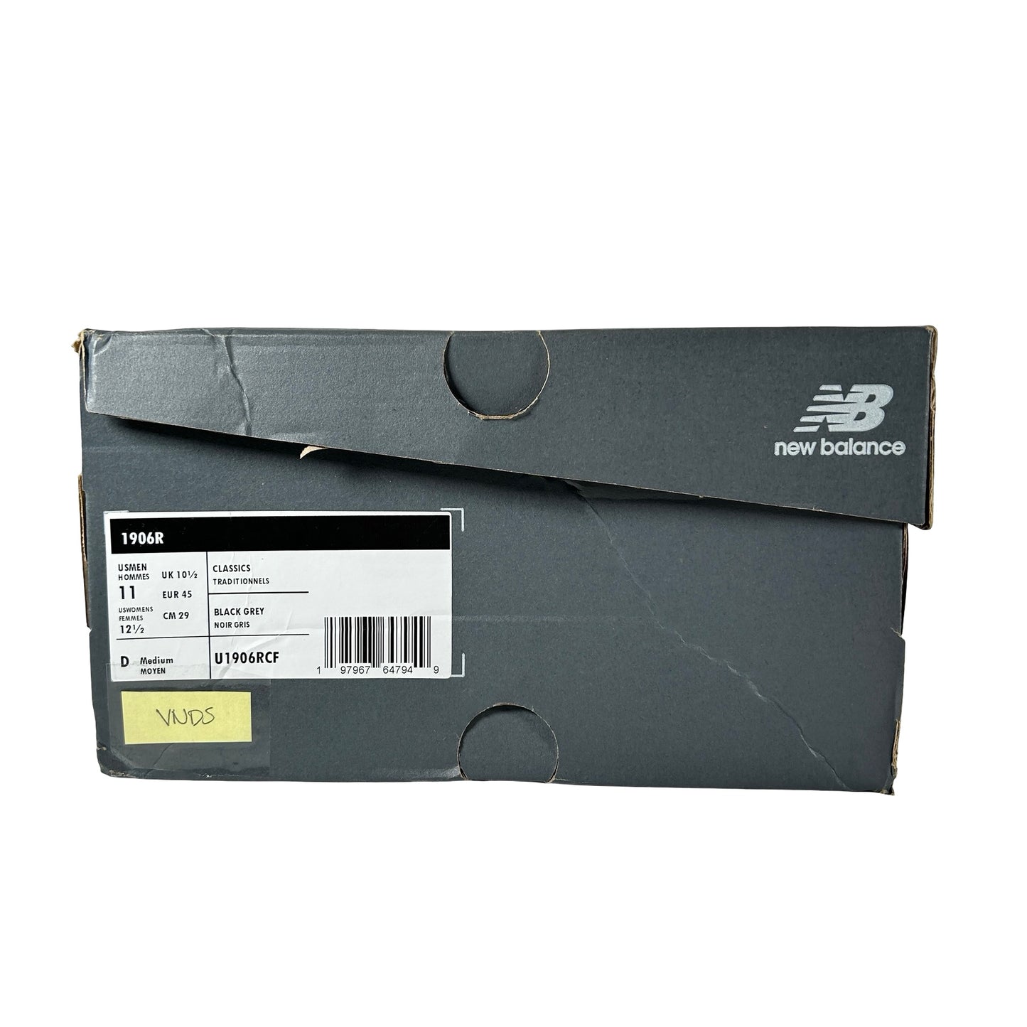 U1906RCF New Balance 1906R Black Grey White [USED] - 11 M (VNDS)