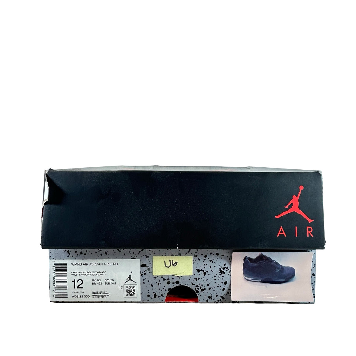 AQ9129 500 Jordan 4 Retro Canyon Purple [USED] - 12 W (Used6)