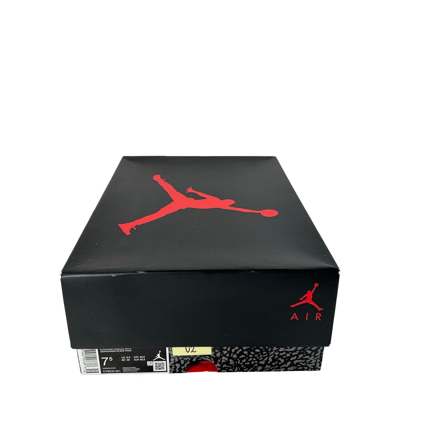 CT8532 001 Jordan 3 Retro Black Cat (2025) [USED] - 7.5 M (Used2)