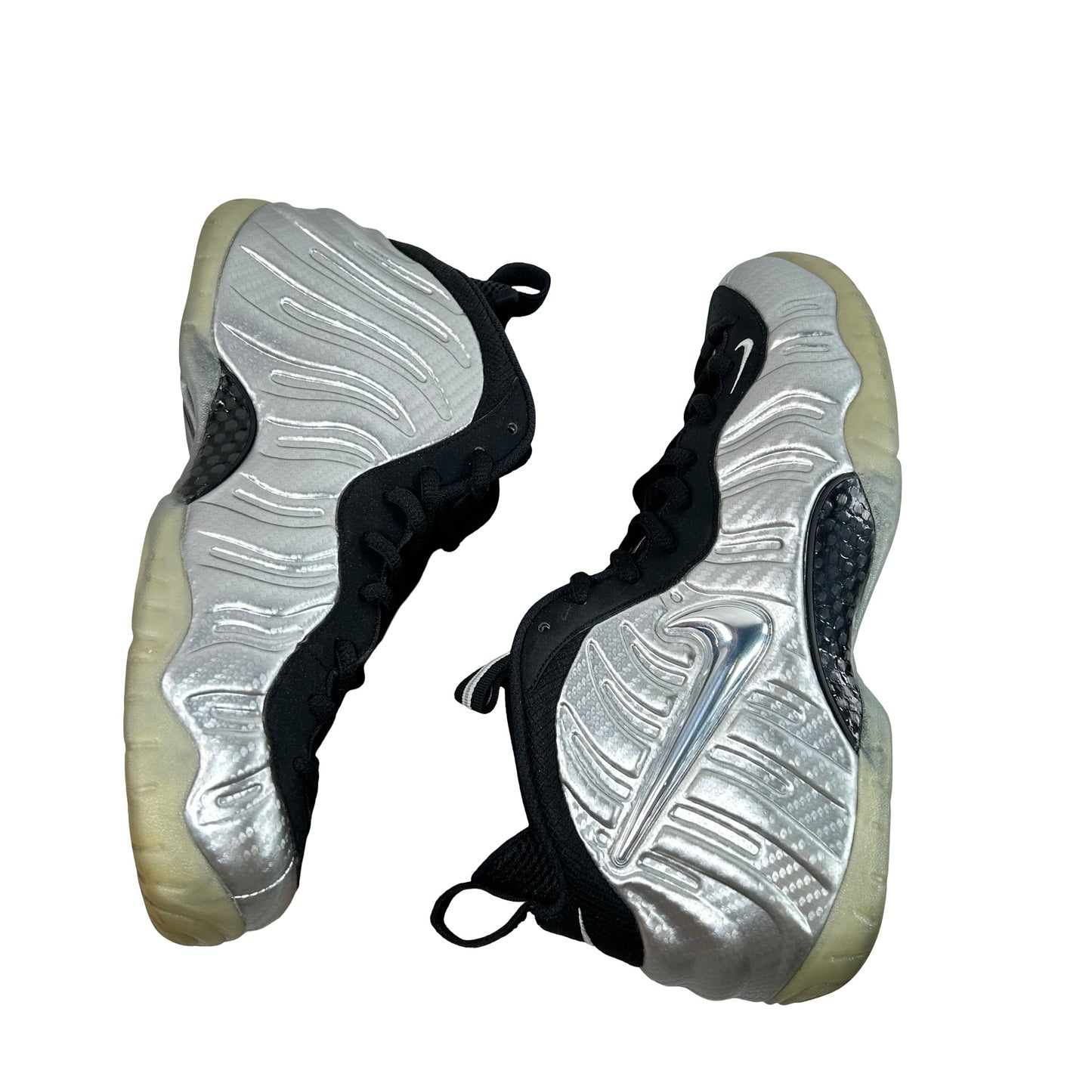 616750 004 Nike Air Foamposite Pro Silver Surfer [USED] - 11 M (Used) (Replace Box)