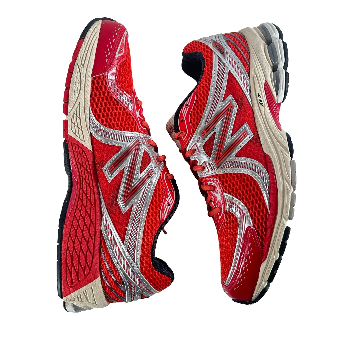 ML860DD2 New Balance 860v2 Aimé Leon Dore Red Grey [USED] - 10 M (Used) (No Box)