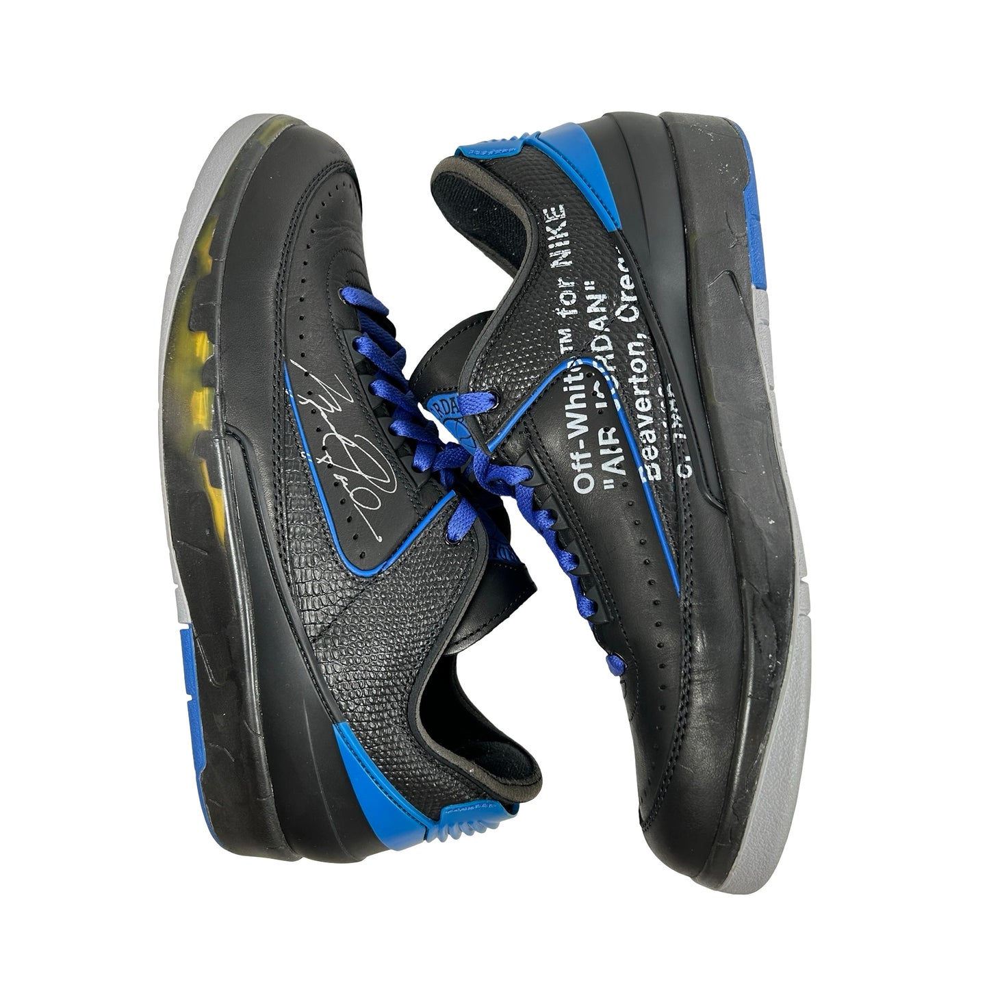 DJ4375 004 Jordan 2 Retro Low SP Off-White Black Blue [USED] - 10 M (Used)