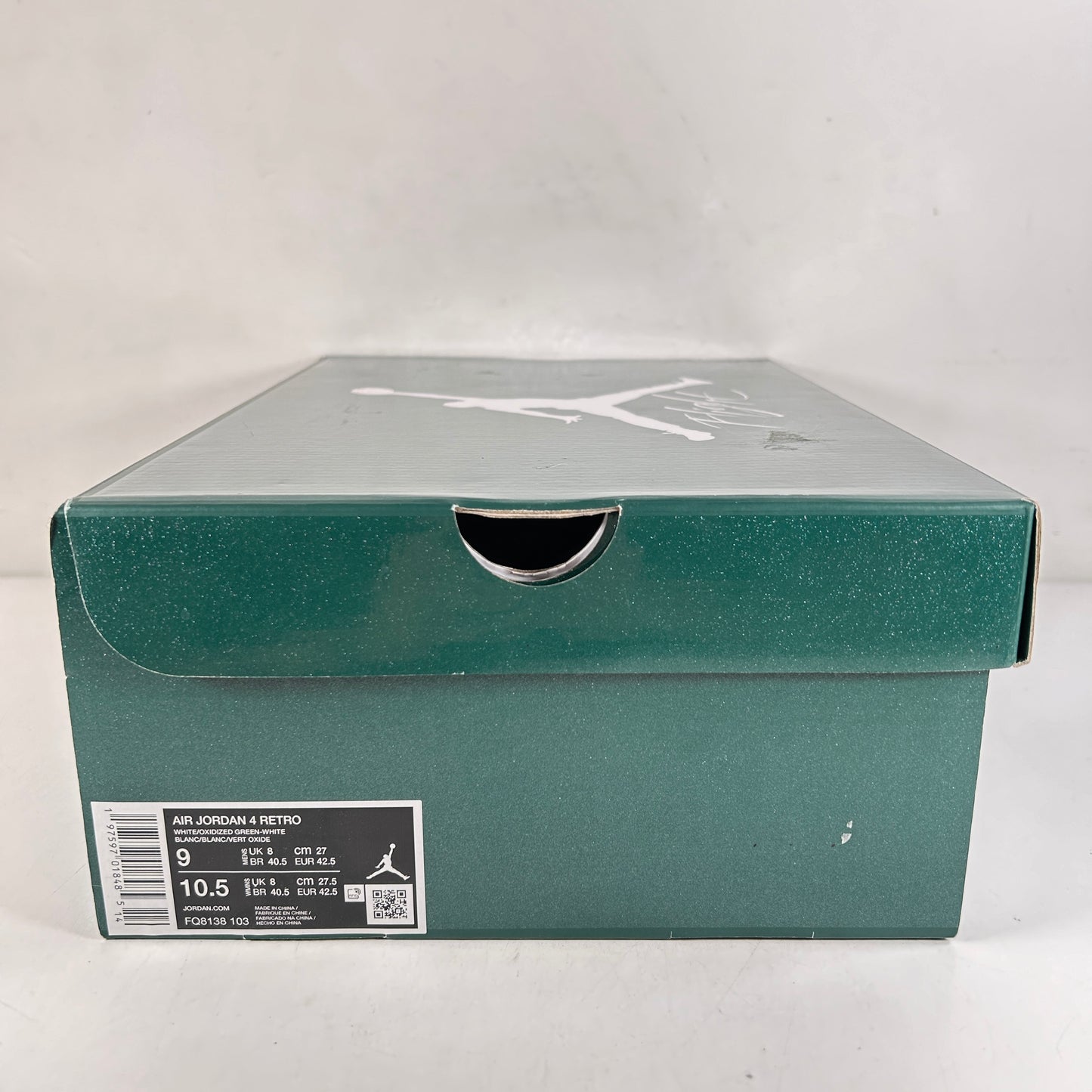 FQ8138 103 Jordan 4 Retro Oxidized Green [USED] - 9 M (Used2)