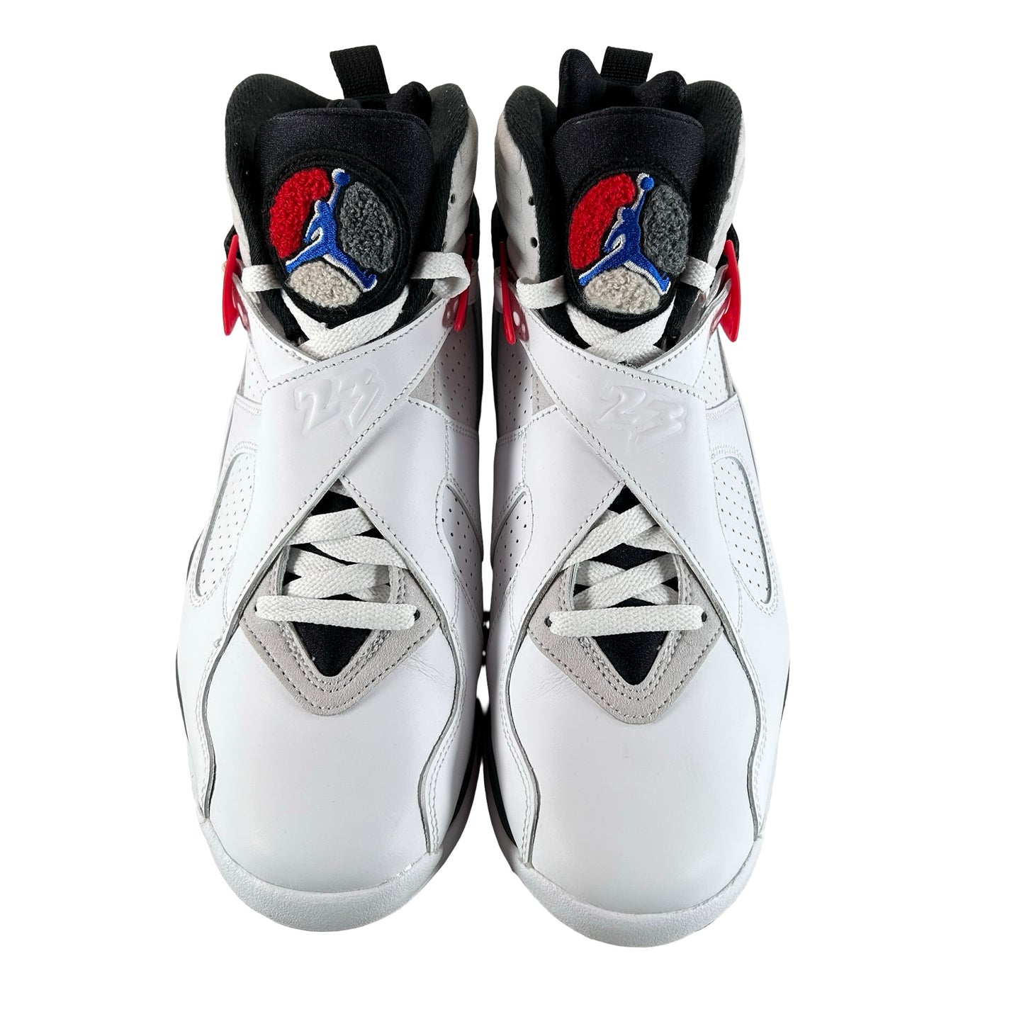 305381 100 Jordan 8 Retro White True Red (2025) [USED] - 9.5 M (Used) (No Box)