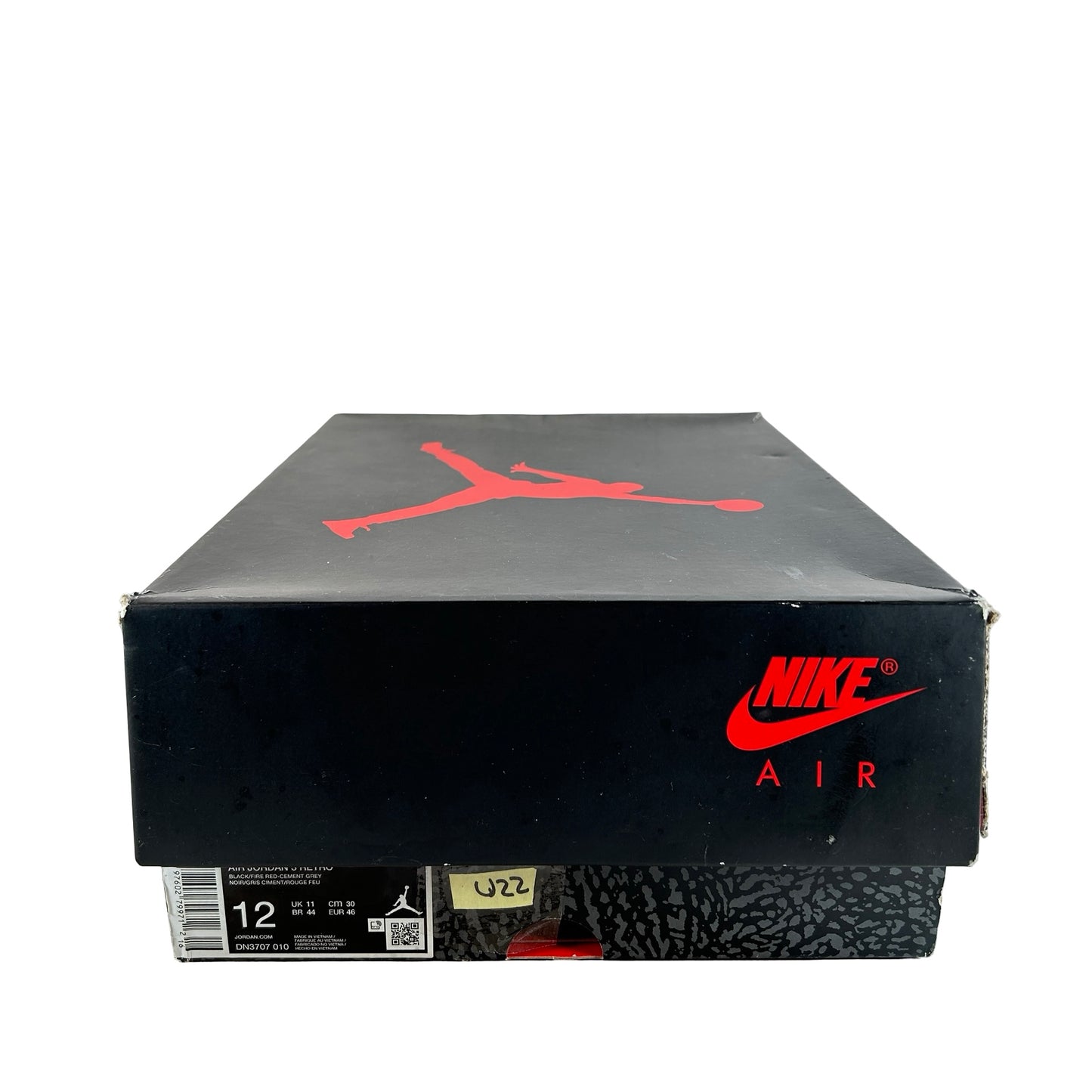 DN3707 010 Jordan 3 Retro Black Cement Reimagined (2024) [USED] - 12 M (Used22)