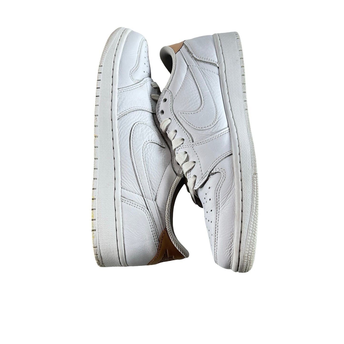 905136 100 Jordan 1 Retro Low OG White Vachetta [USED] - 8.5 M (Used)
