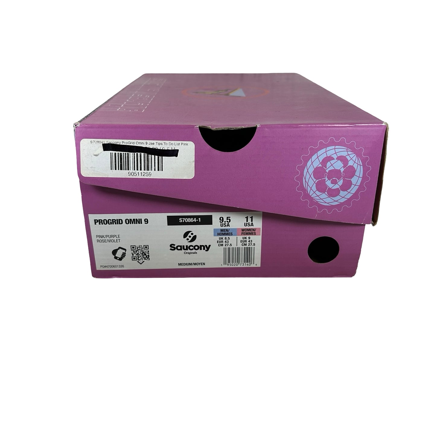 S70864 1 Saucony ProGrid Omni 9 Jae Tips To Do List Pink [USED] - 9.5 M (Used)