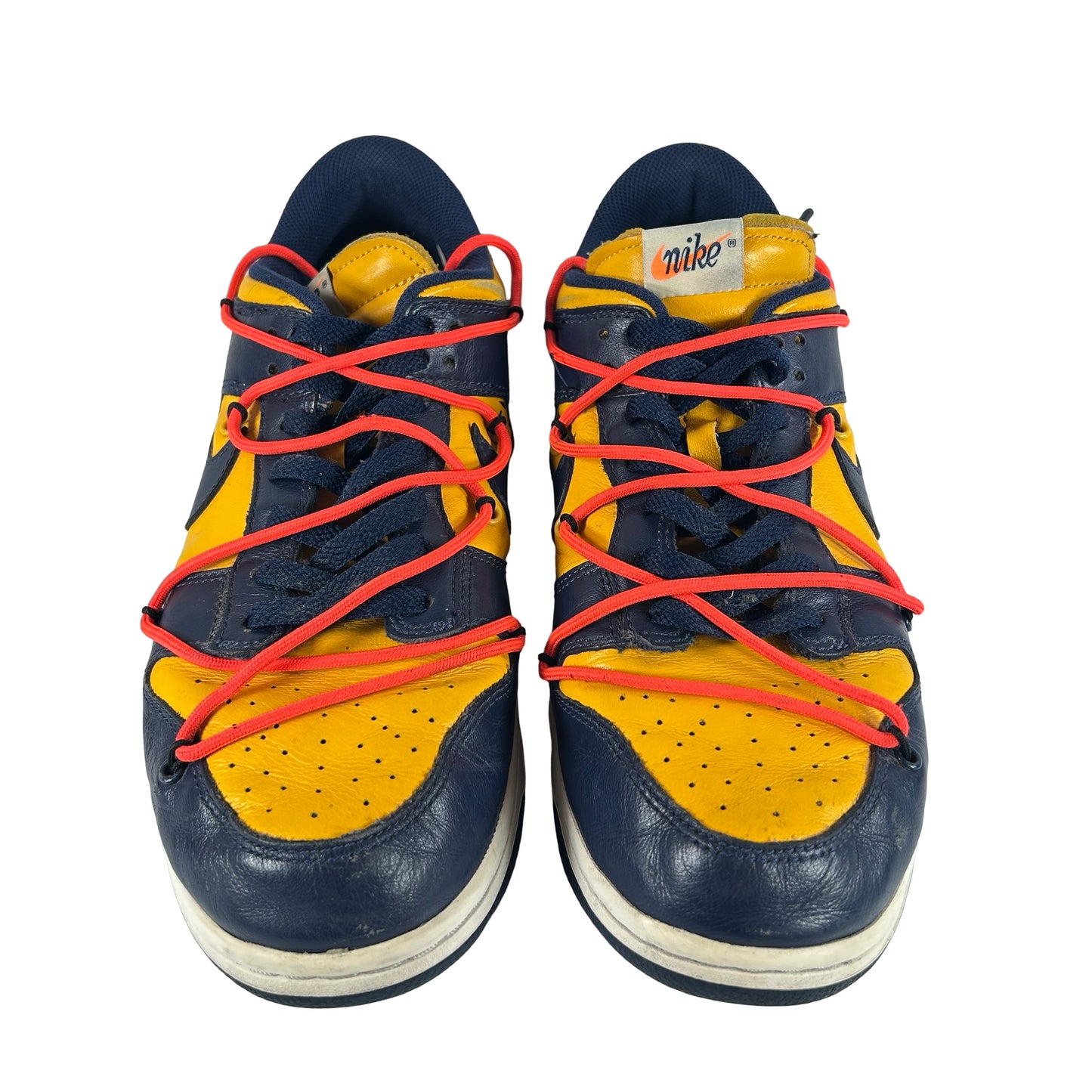 CT0856 700 Dunk Low Off-White University Gold [USED] - 10.5 M (Used)