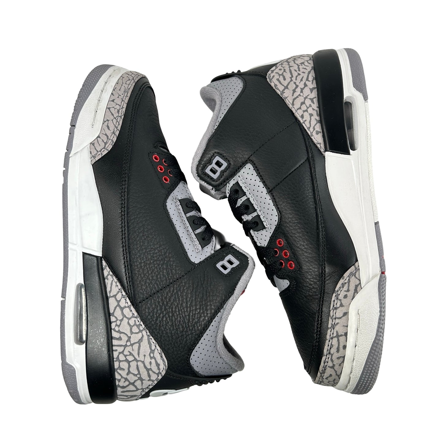 DM0967 010 Jordan 3 Retro Black Cement (2024) (GS) [USED] - 6 Y (Used)