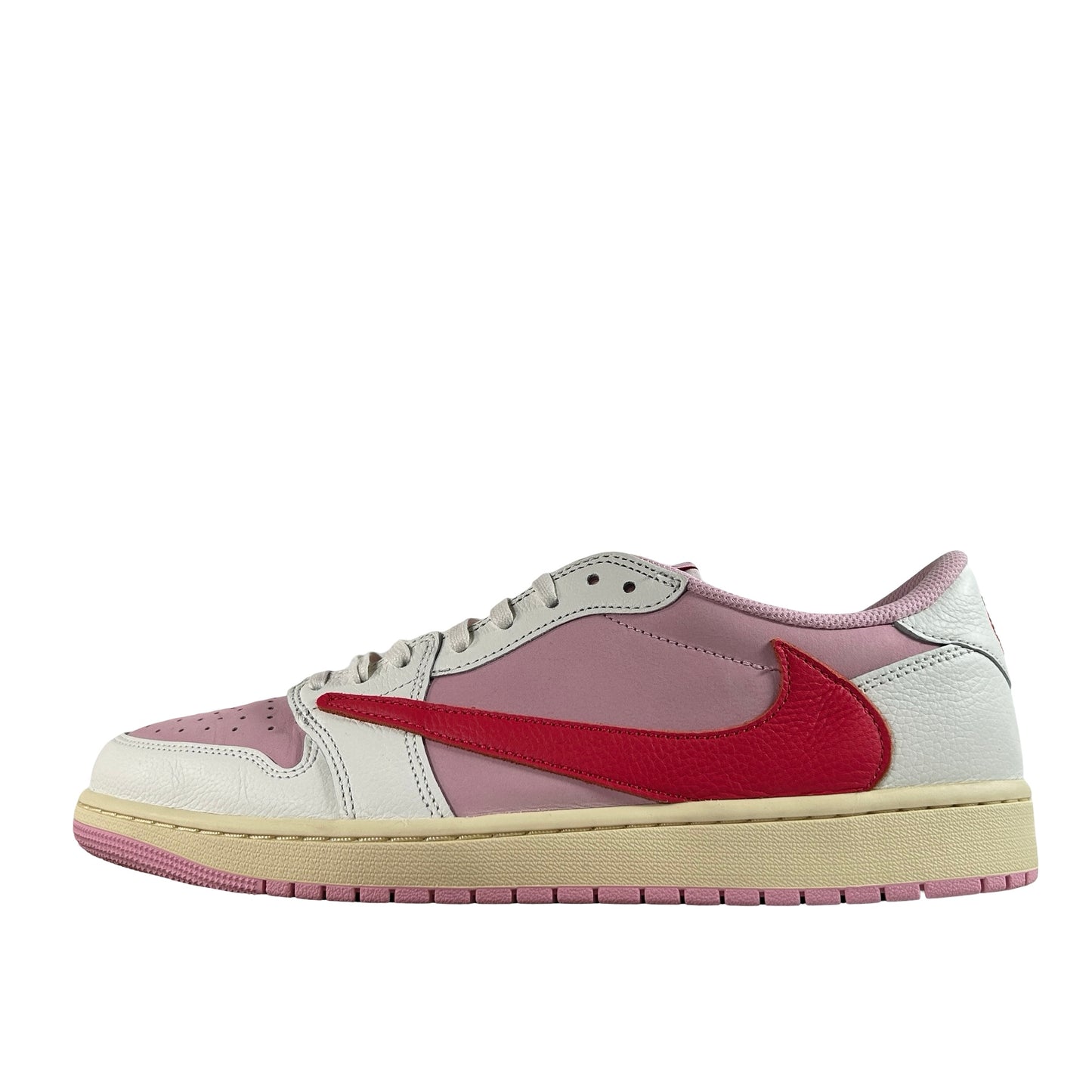 IQ7604 101 Jordan 1 Retro Low OG SP Travis Scott Sail Tropical Pink [USED] - 13 M (Used)