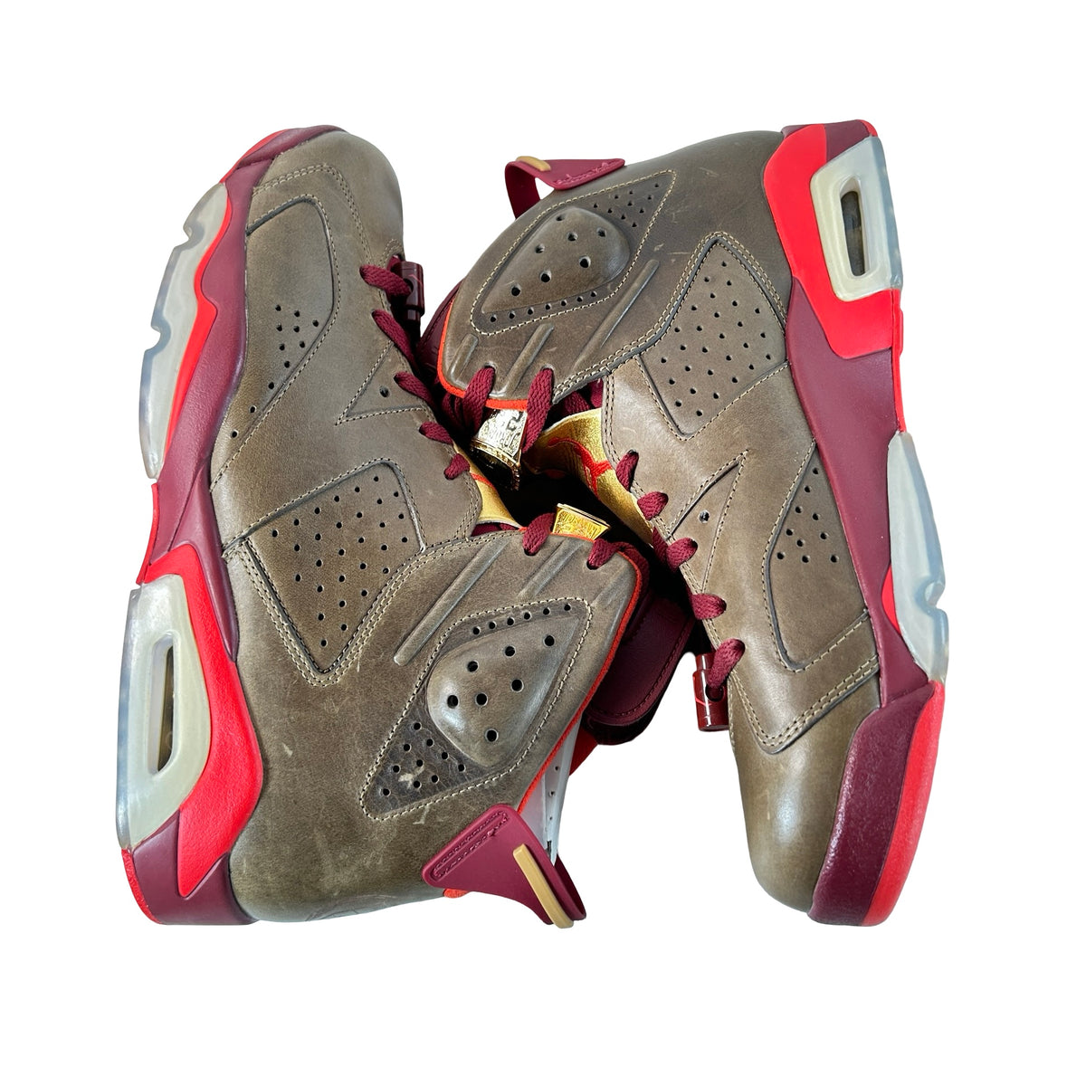 384664 250 Air Jordan 6 Retro Cigar - 11.5 M (Yellowing2)