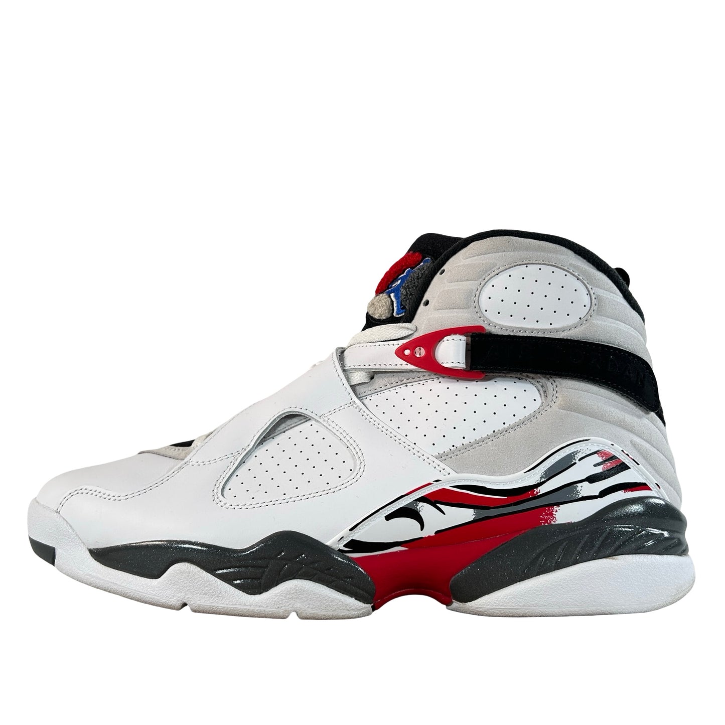 305381 100 Jordan 8 Retro White True Red (2025) [USED] - 11.5 M (Used)