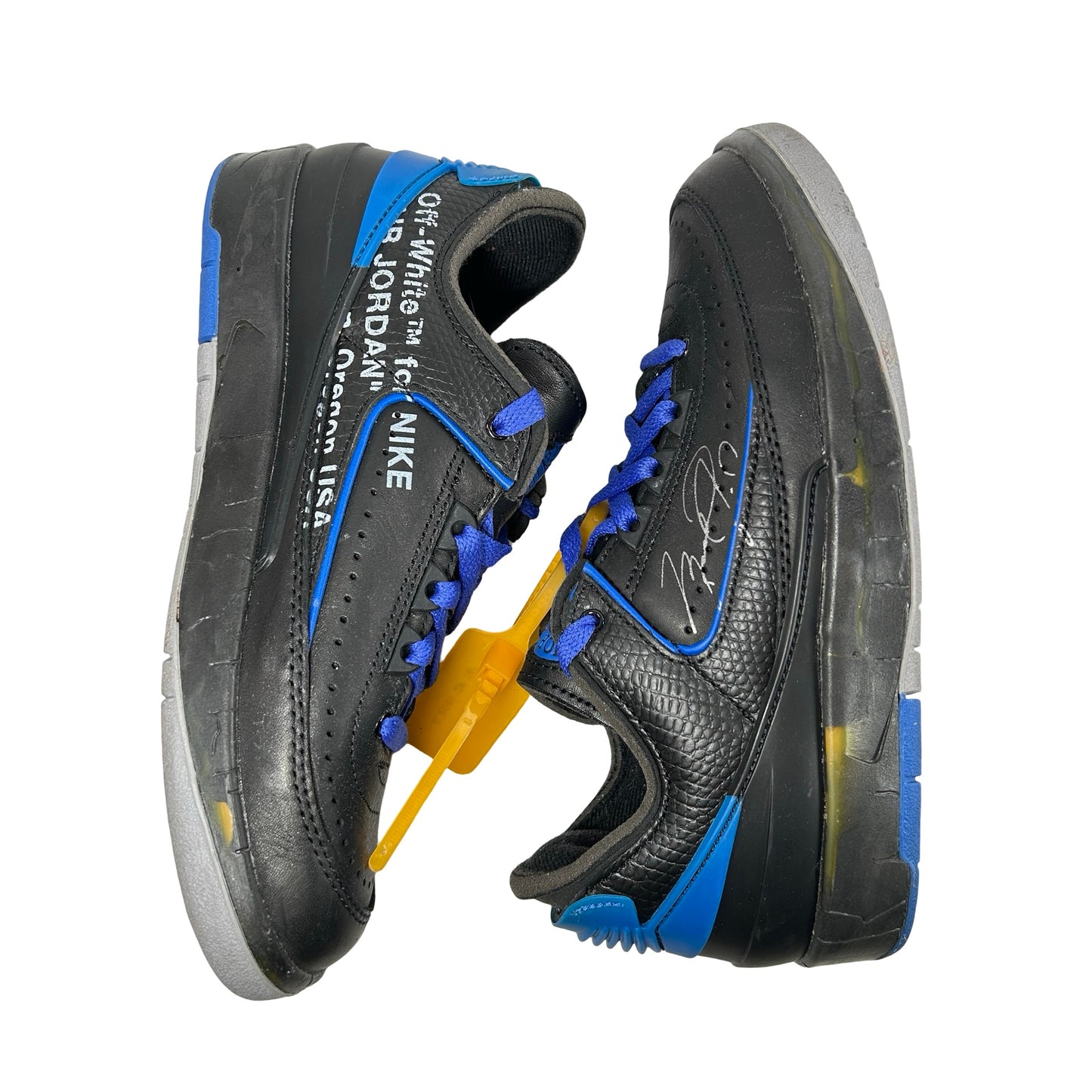 DJ4375 004 Jordan 2 Retro Low SP Off-White Black Blue [USED] - 4.5 M (Used)