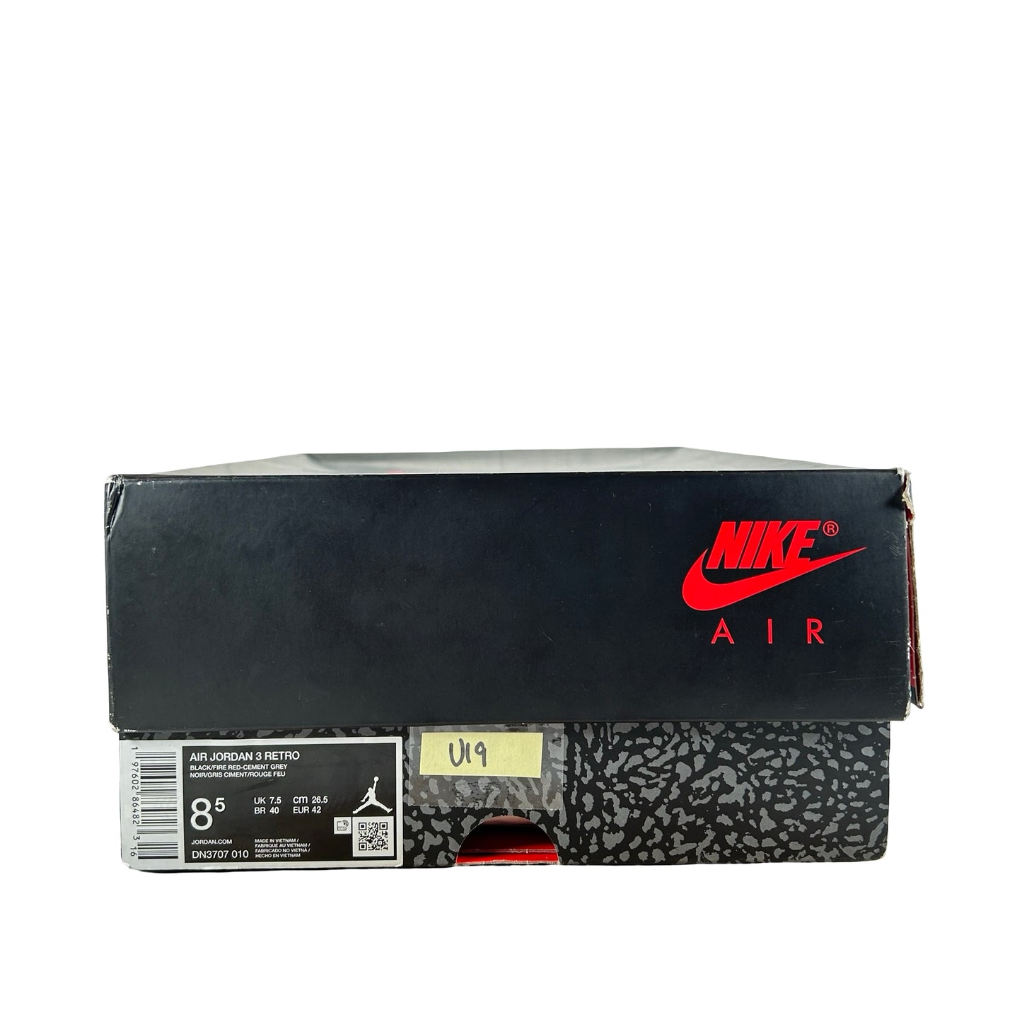 DN3707 010 Jordan 3 Retro Black Cement Reimagined (2024) [USED] - 8.5 M (Used19)