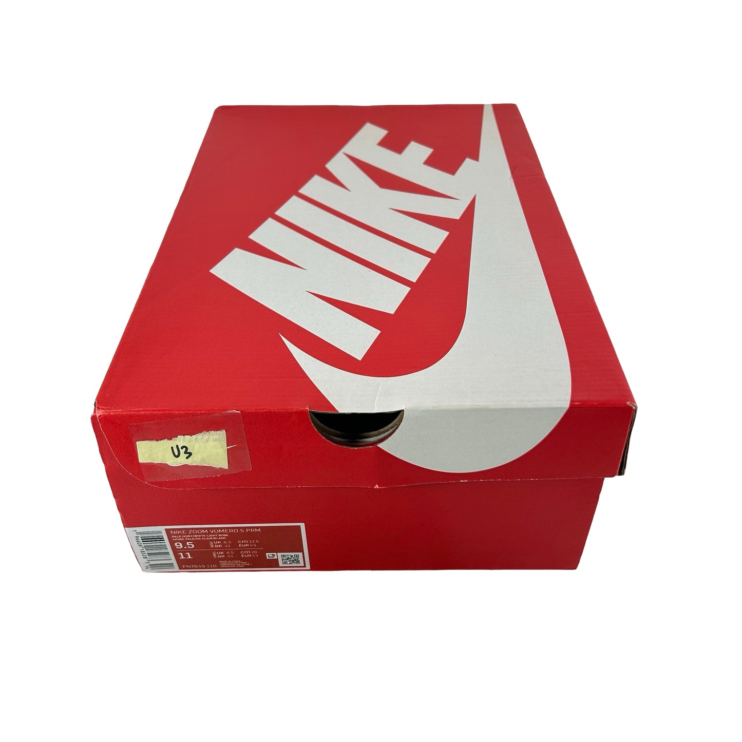 FN7649 110 Nike Zoom Vomero 5 Supersonic Light Bone Black [USED] - 9.5 M (Used3)