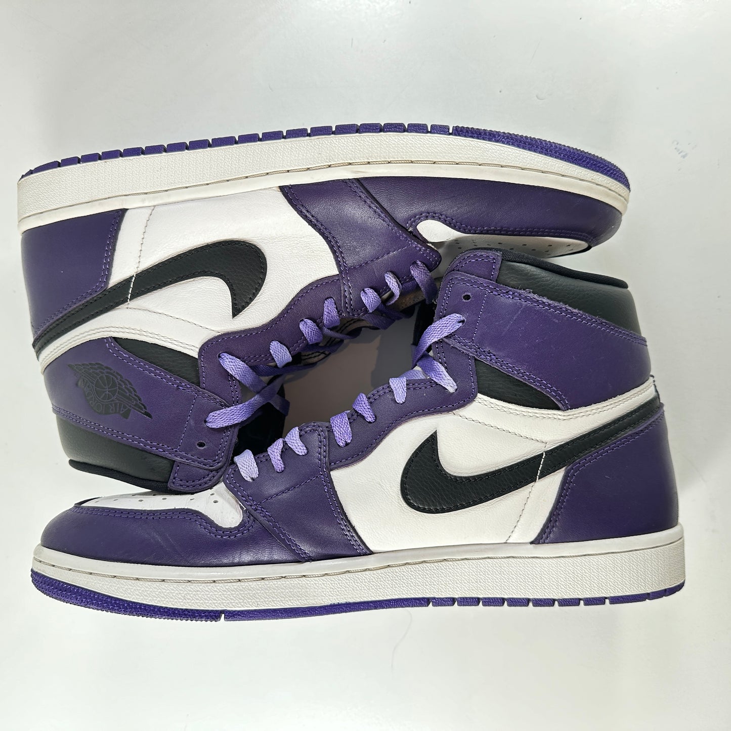 555088 500 Jordan 1 Court Purple [USED] - 13 M (Used) (No Box)
