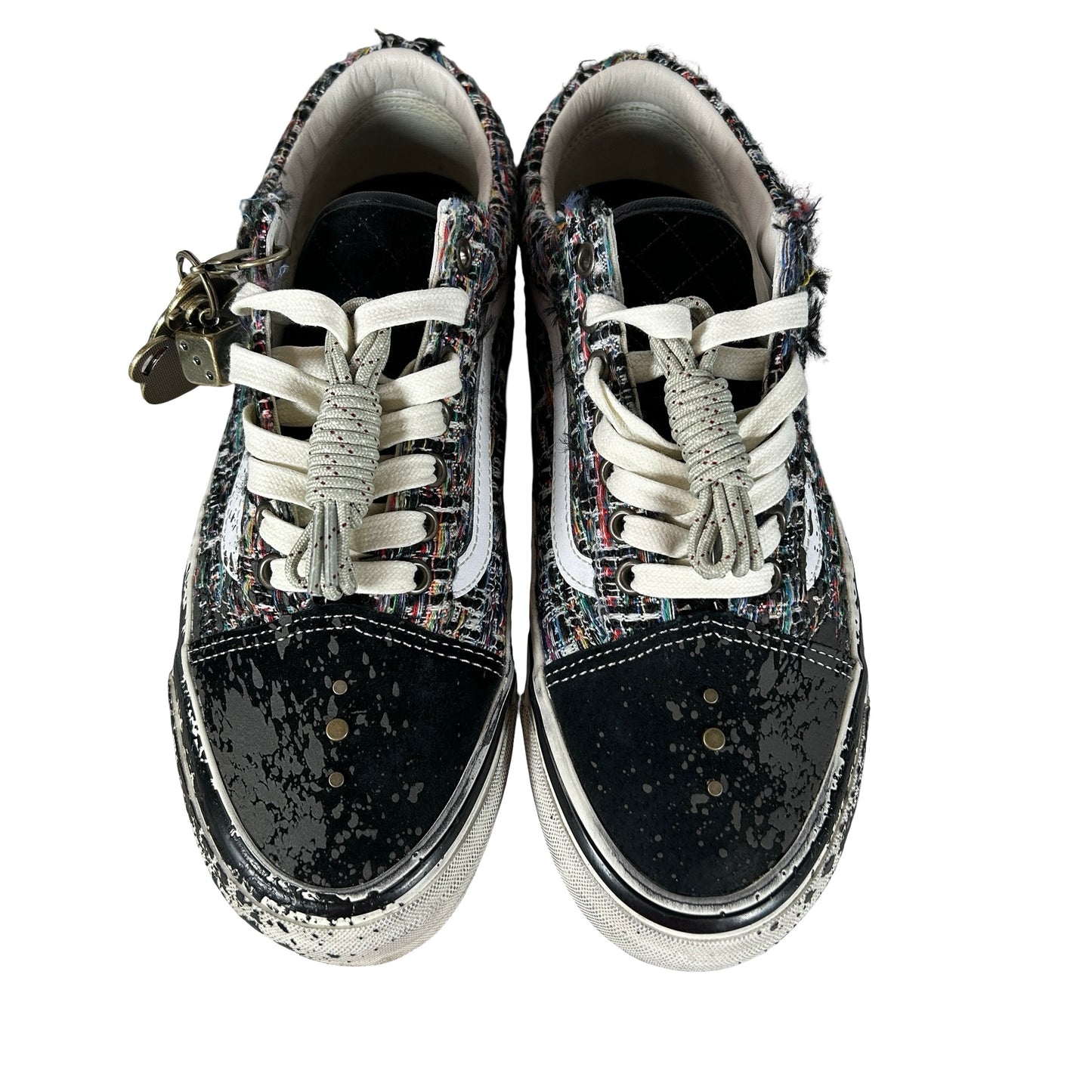 VN000D9VDE2 Vans Premium Old Skool Charms Black Gray [USED] - 8 M (Used)