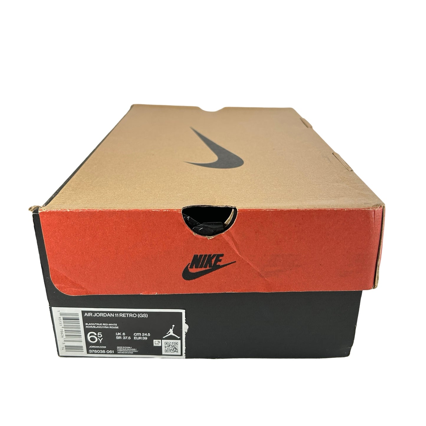 378038 061 Jordan 11 Retro Playoffs Bred (2019) (GS) [USED] - 6.5 Y (Used)