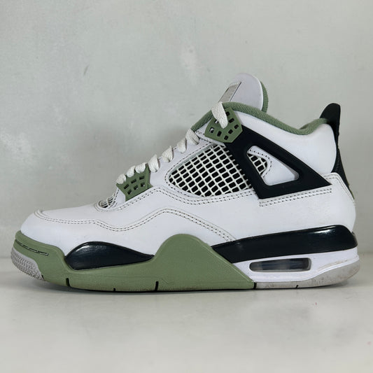 AQ9129 103 Jordan 4 Retro Seafoam (W) [USED] - 6 W (Used)