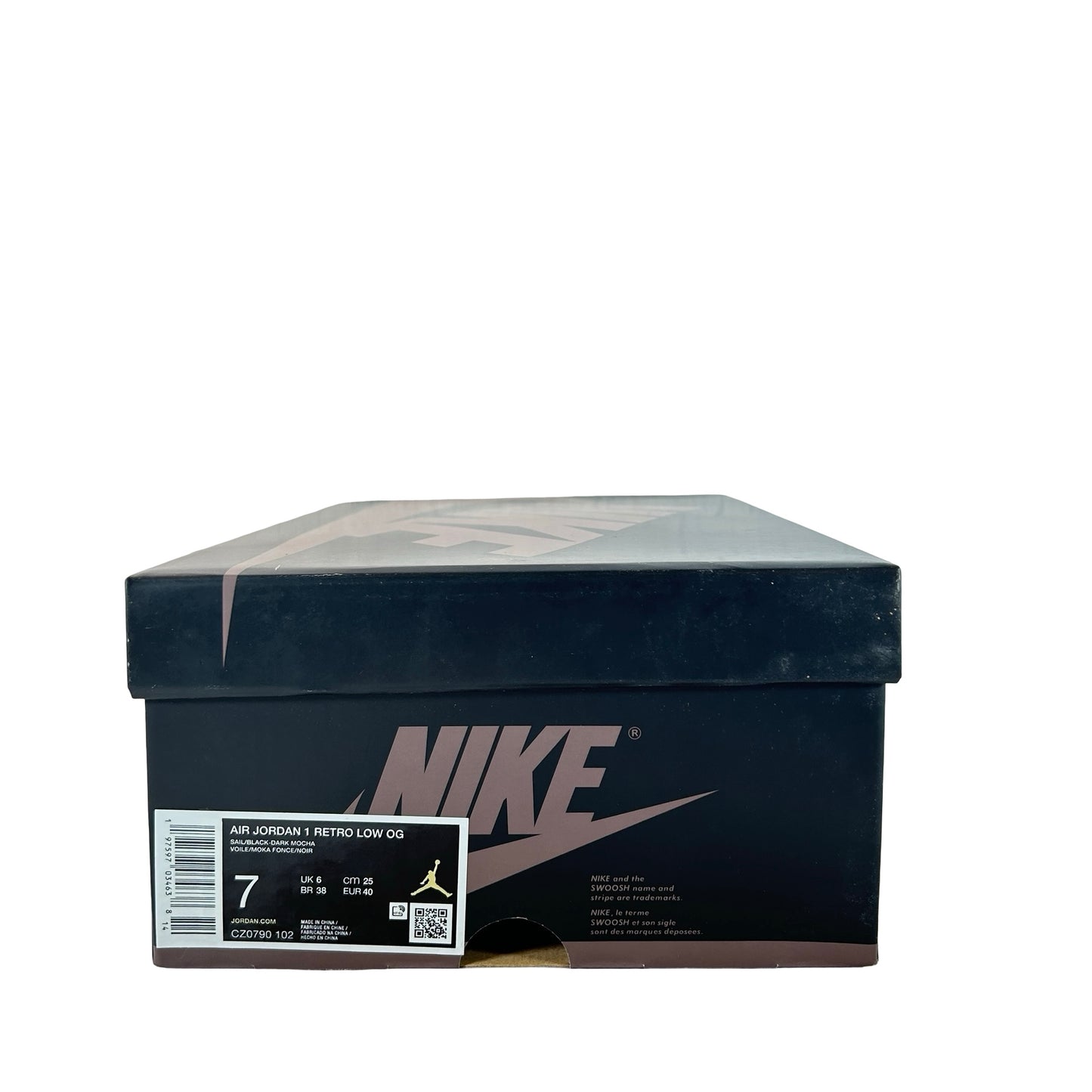CZ0790 102 Jordan 1 Retro Low OG Mocha [USED] - 7 M (Used)