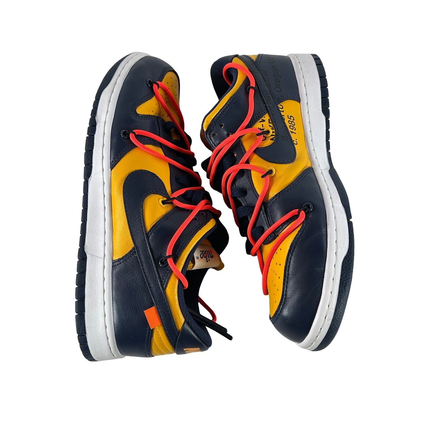 CT0856 700 Dunk Low Off-White University Gold [USED] - 9 M (Used2)