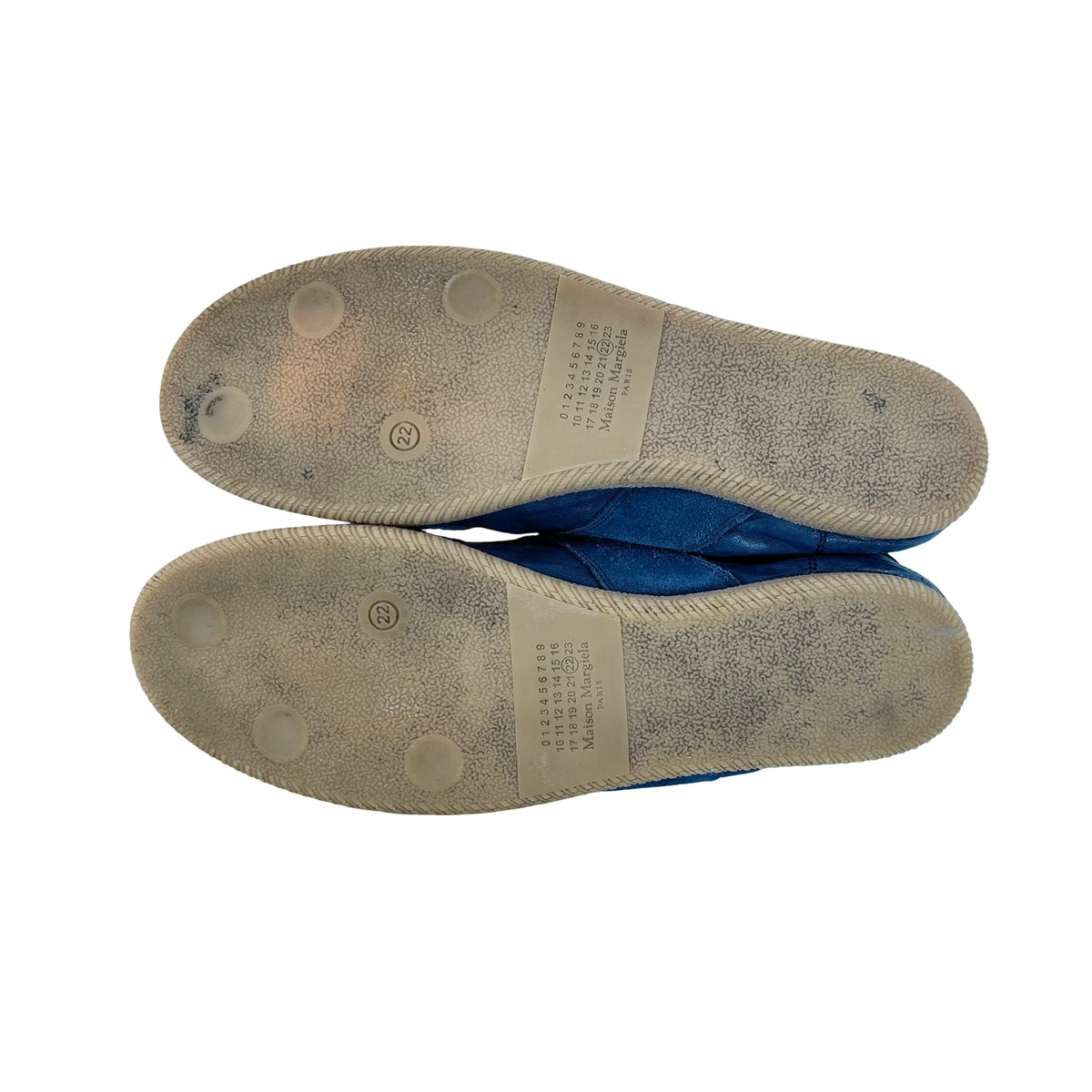 S57WS0557 Maison Margiela Replica Soft Sneakers Navy [USED] - EU 45 (Used)