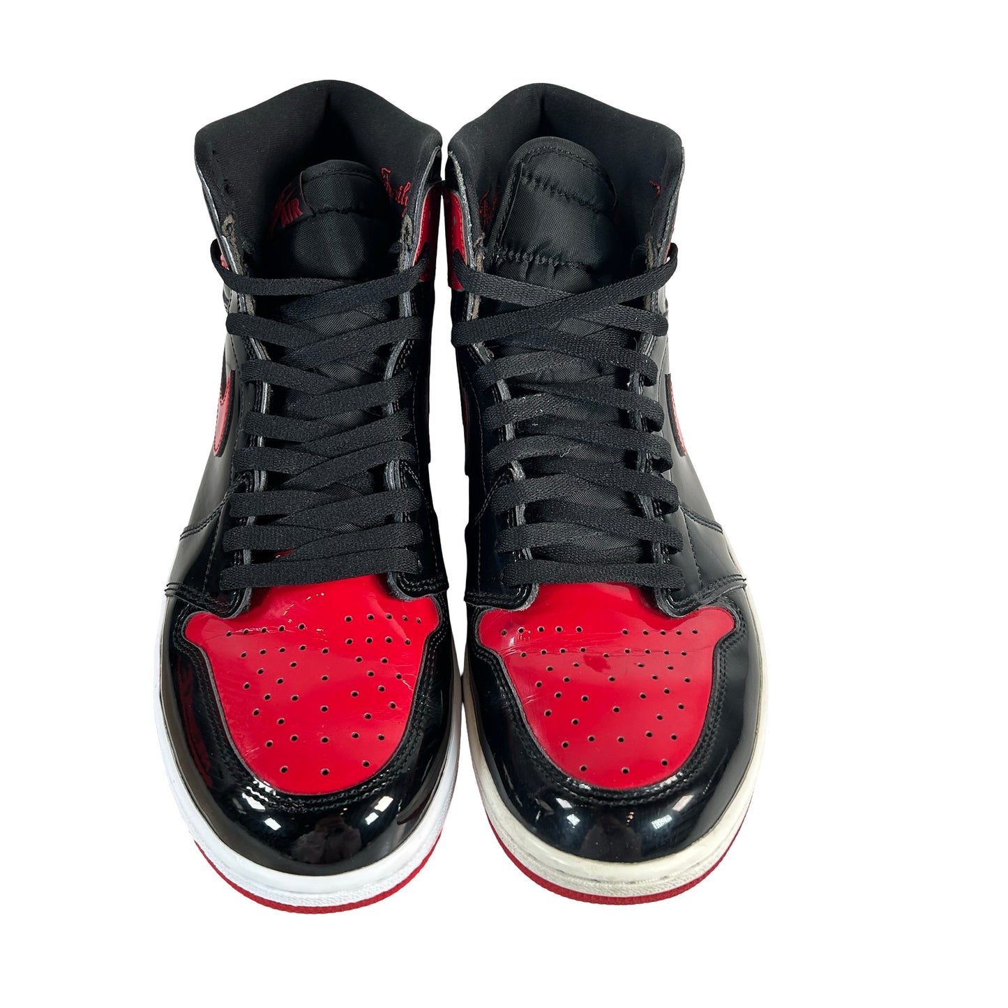 555088 063 Jordan 1 Retro High OG Patent Bred [USED] - 12 M (Used7)