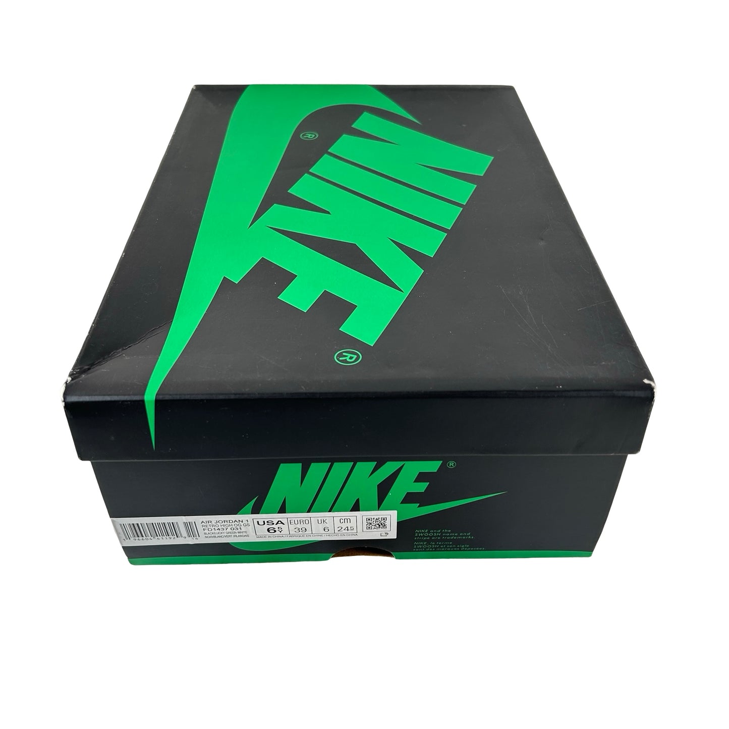 FD1437 031 Jordan 1 Retro High OG Lucky Green (GS) [USED] - 6.5 Y (Used)