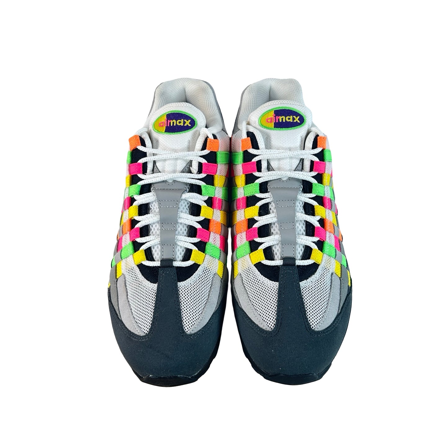 IB3695 100 Nike Air Max 95 Big Bubble Woven Multi [USED] - 9.5 M (Used)