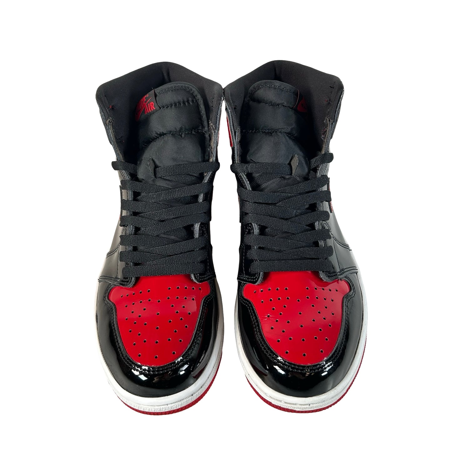 555088 063 Jordan 1 Retro High OG Patent Bred [USED] - 9.5 M (Used6)