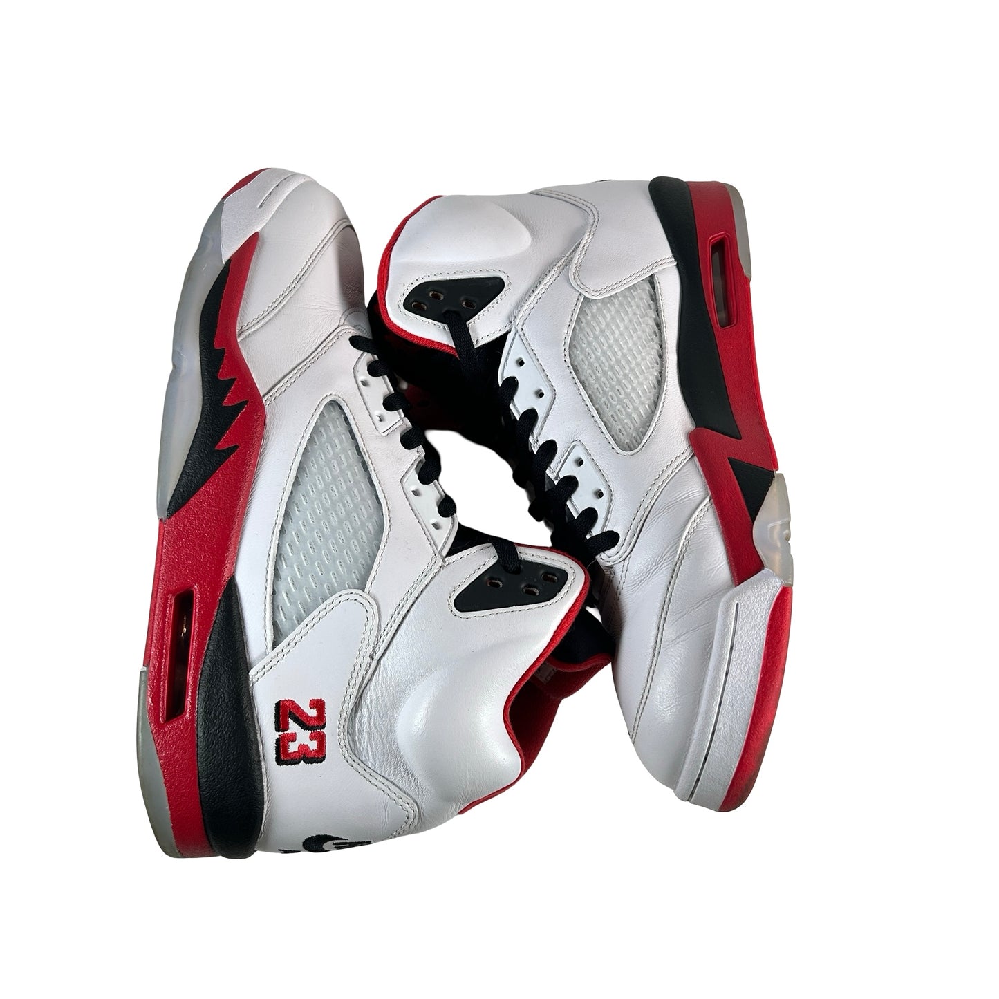 HQ7978 101 Jordan 5 Retro Fire Red Black Tongue (2025) [USED] - 12 M (Used3)
