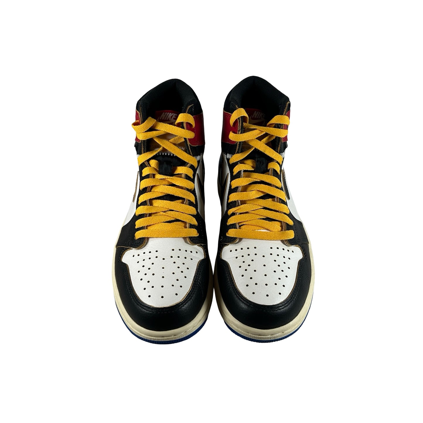 IO7847 002 Jordan 1 Retro High OG SP Fragment x Union LA Varsity Red Sport Royal [USED] - 9 M (Used)