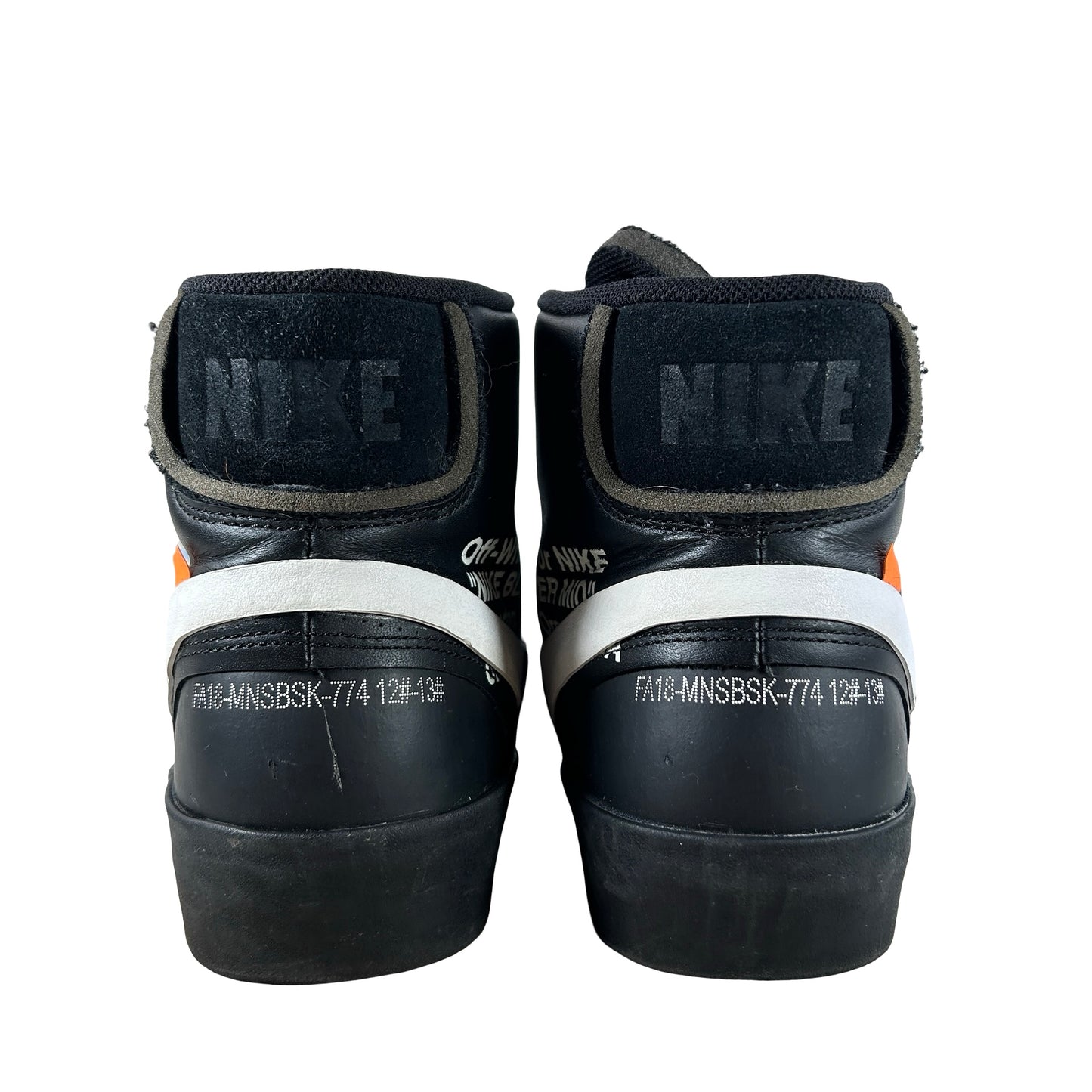AA3832 001 Nike Blazer Off-White Black [USED] - 13 M (Used)